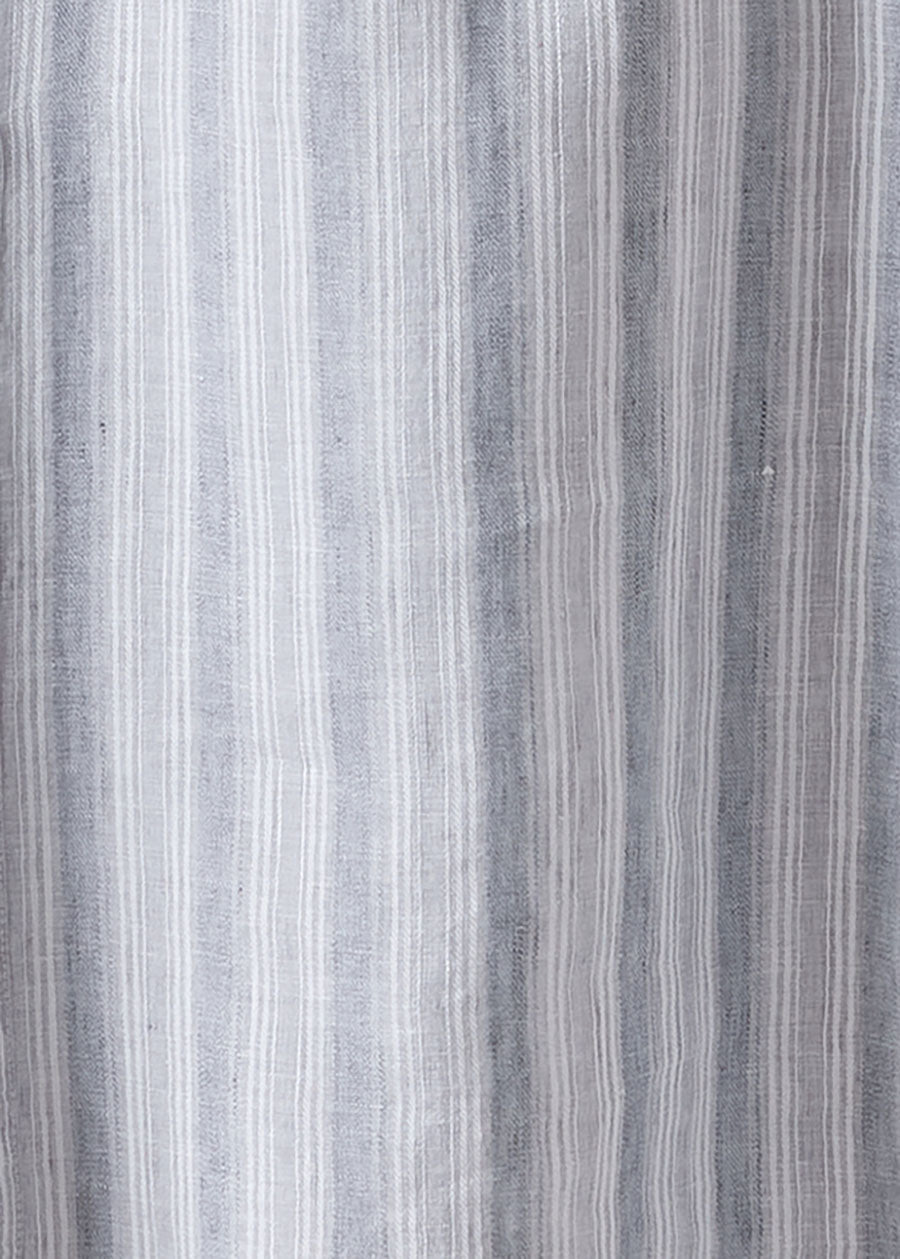 linen wide a-line artists smock - long plus