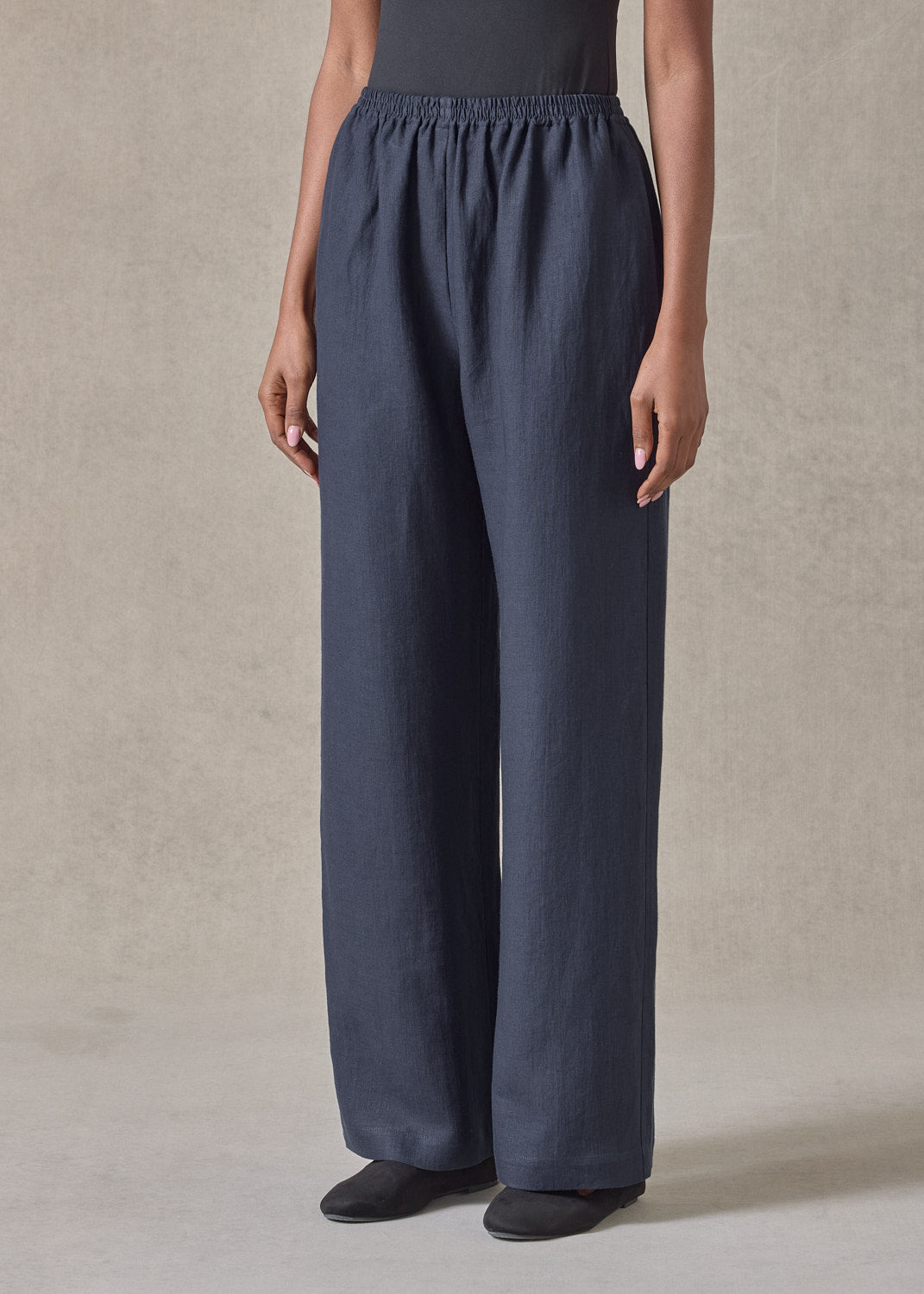lightweight linen trouser (navydark)