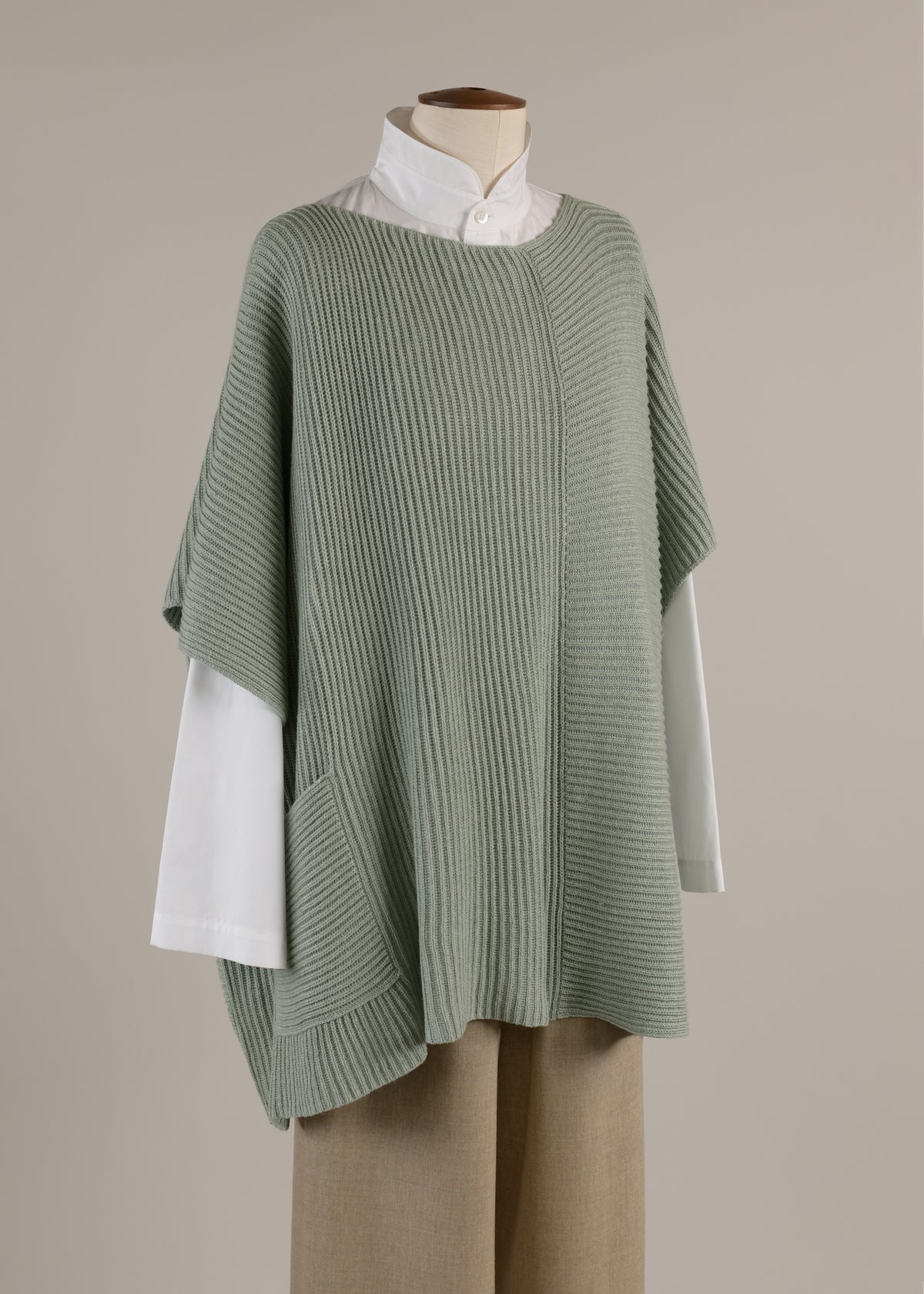 ribbed square kaftan - long (panelled)