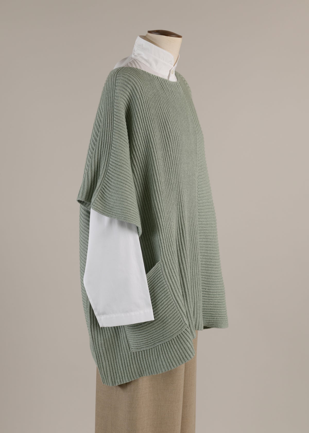 ribbed square kaftan - long (panelled)