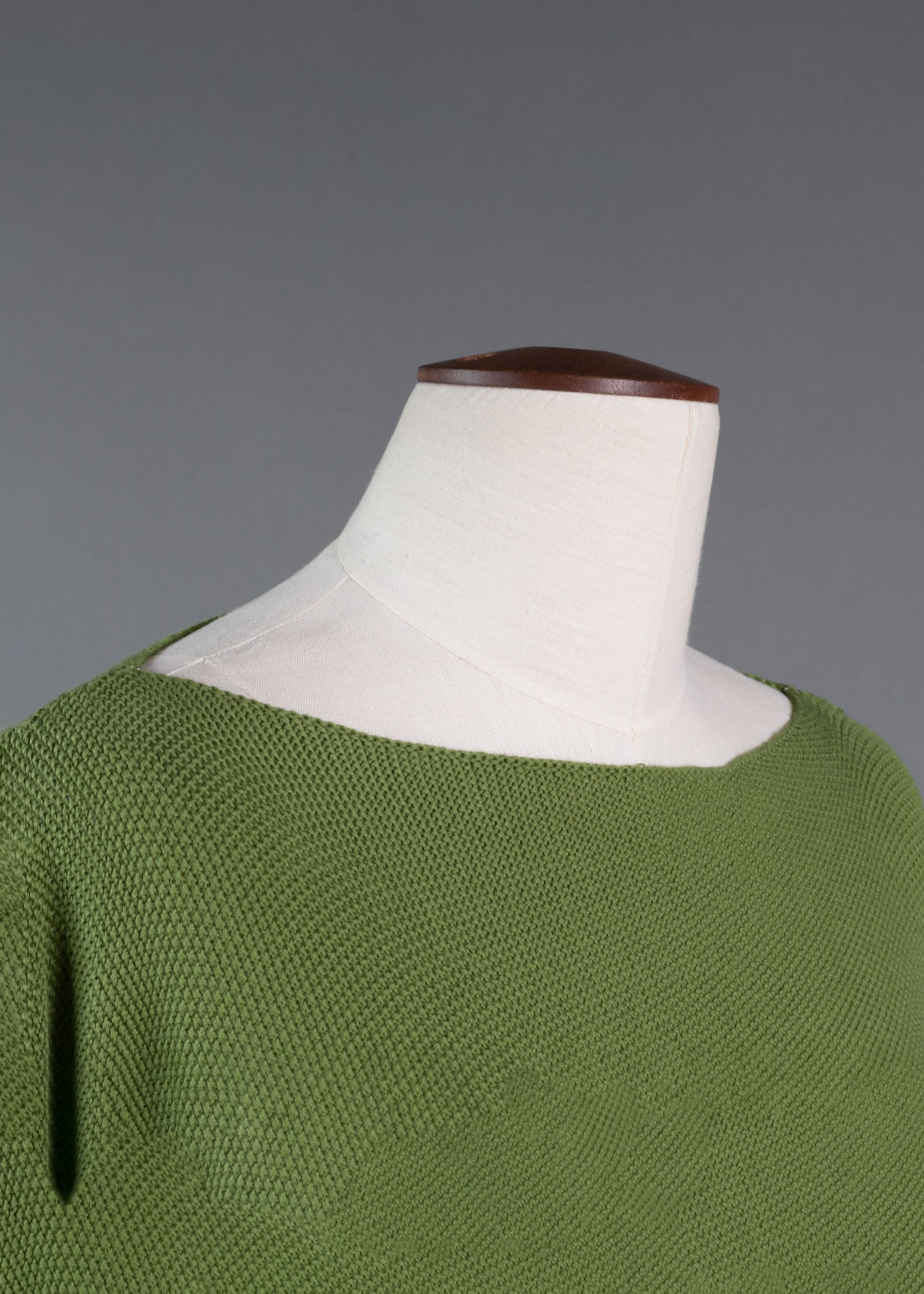 cotton square 3/4 sleeve top - long