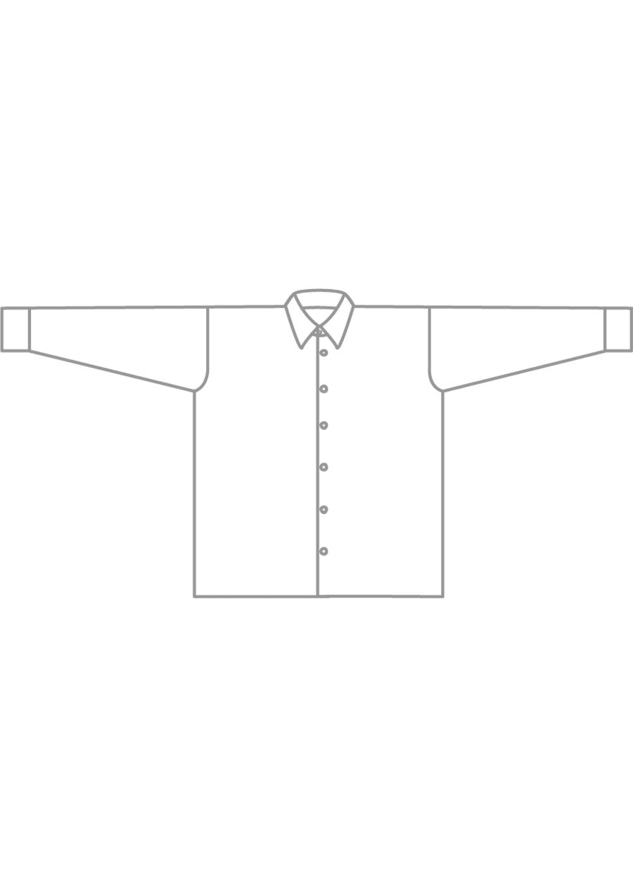 cotton slim shirt with collar - regular