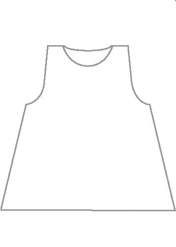 silk a-line shell - mid plus