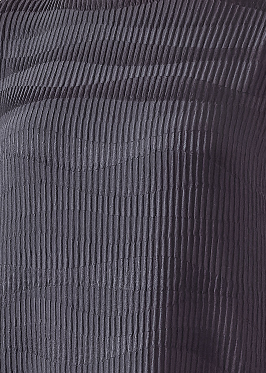 silk wide a-line scoop neck dress