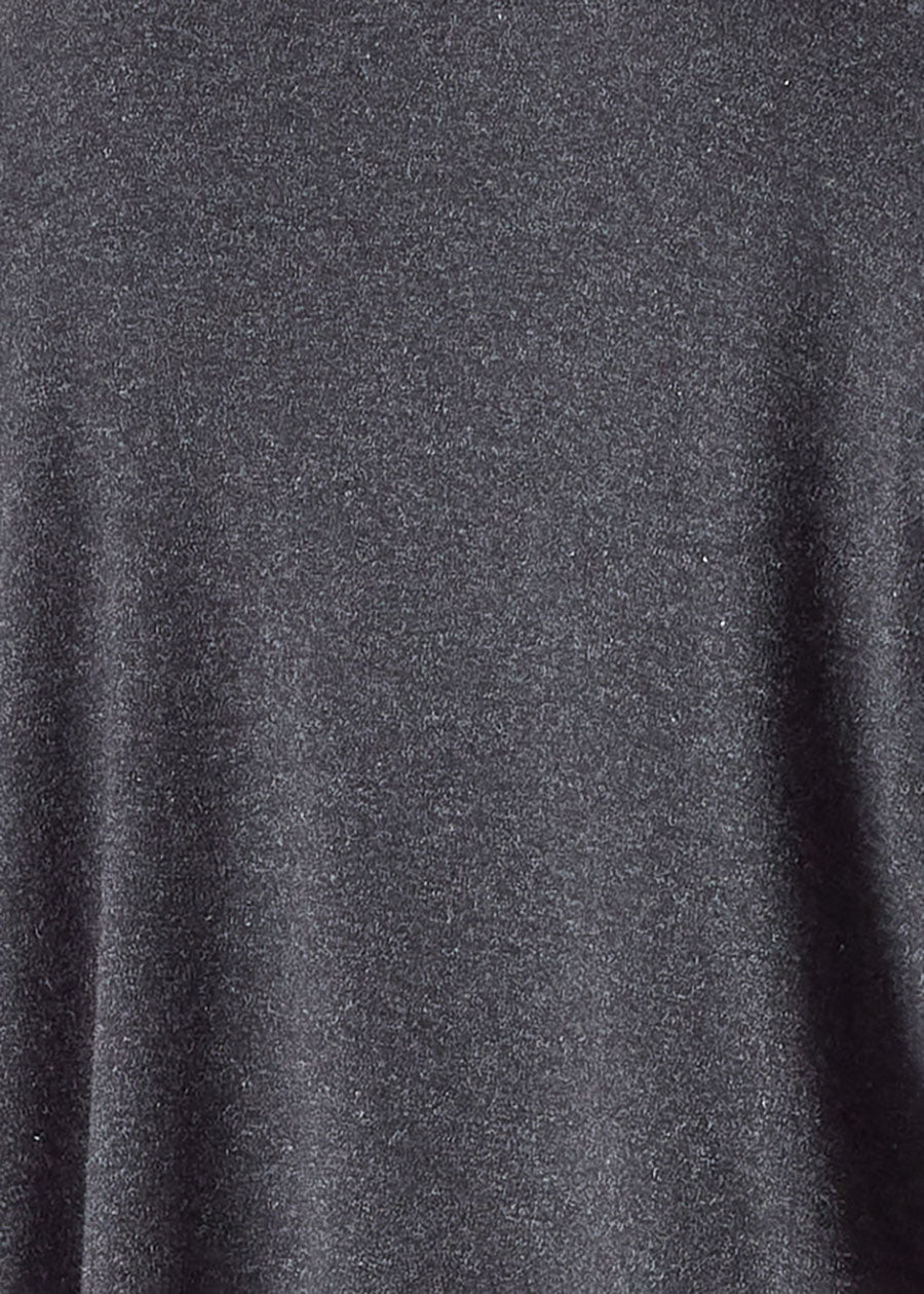 cotton jersey wide a-line shawl collar cardigan  - long plus