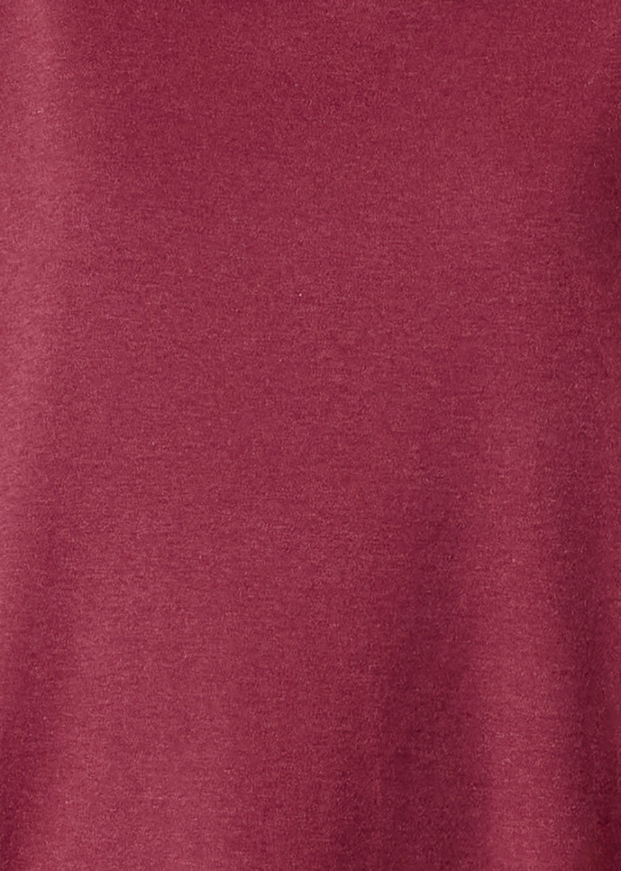 cotton jersey monks top with pouch pocket