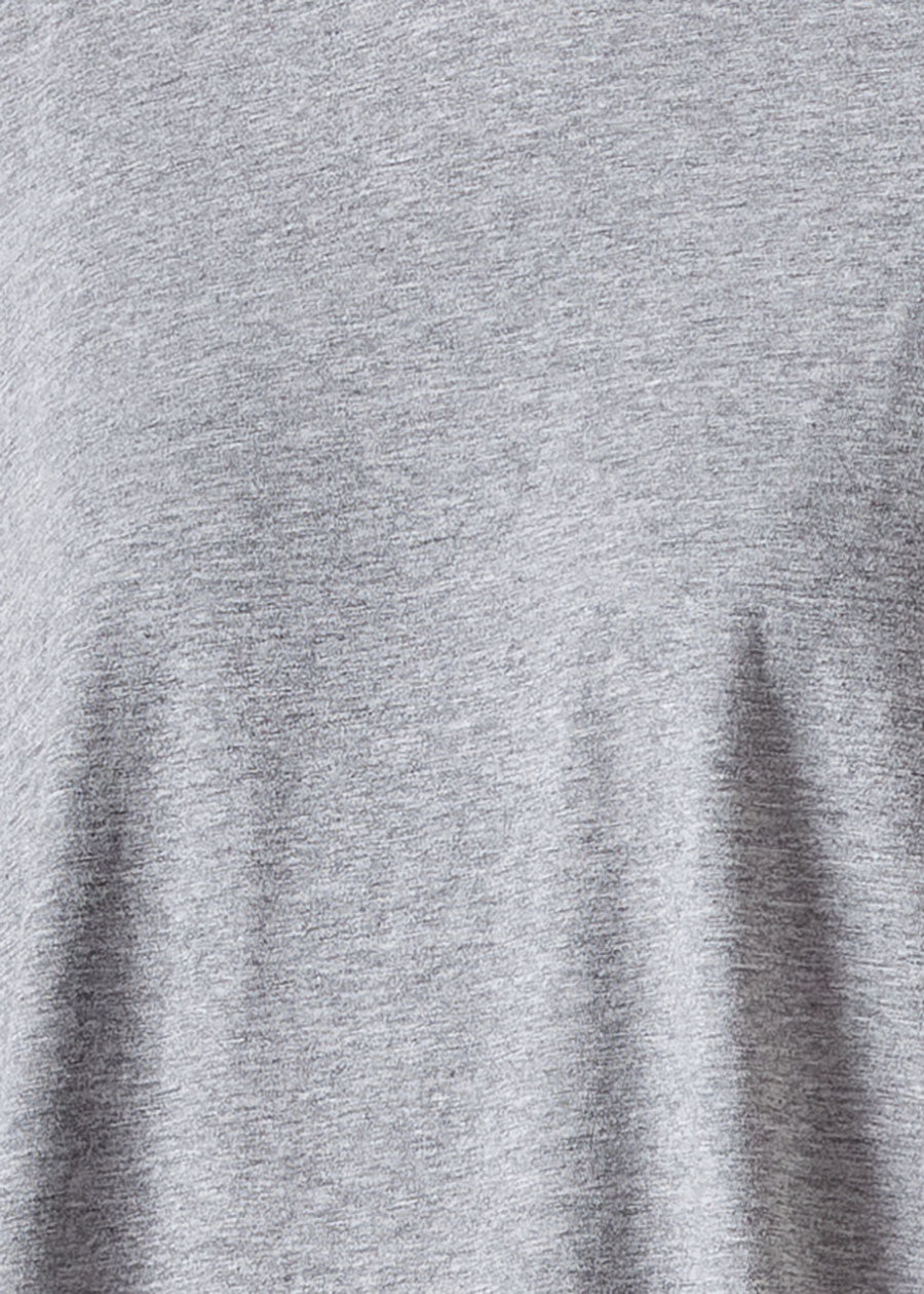 cotton jersey long sleeve double edge scoop neck t-shirt - mid plus