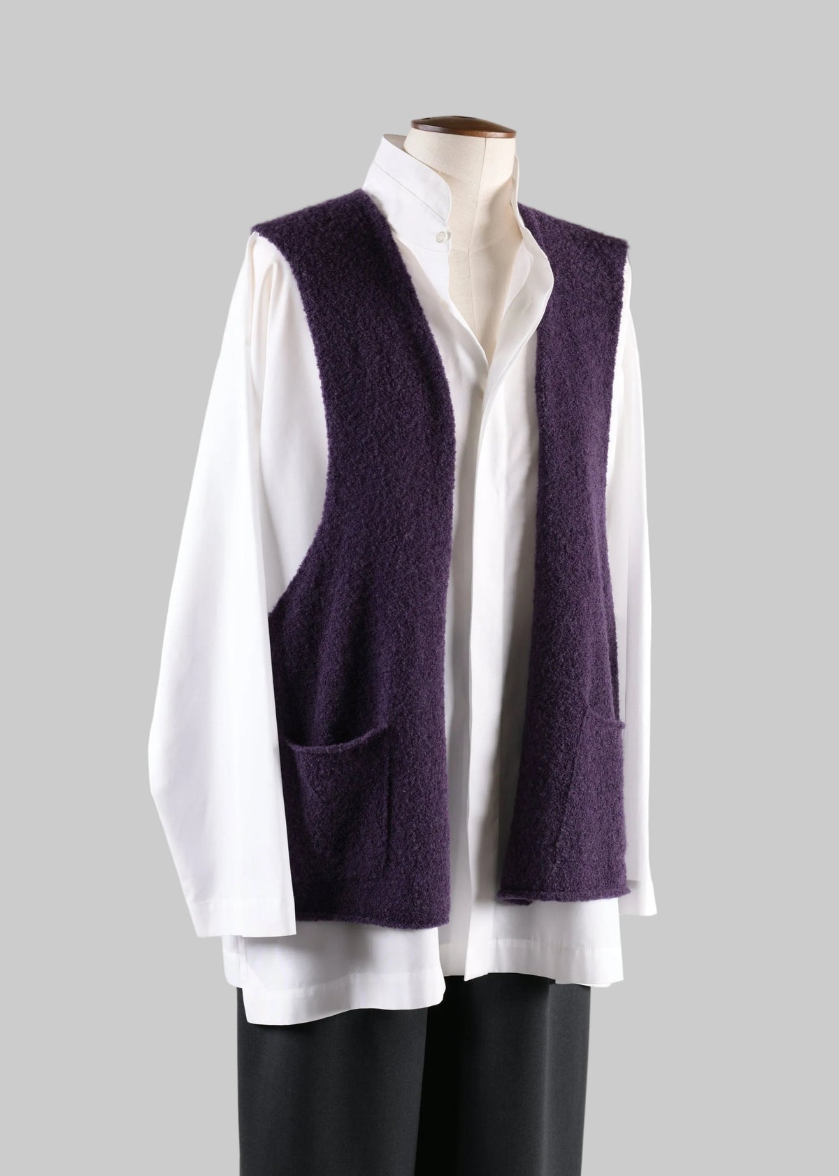wool mix waistcoat (amethystdark)