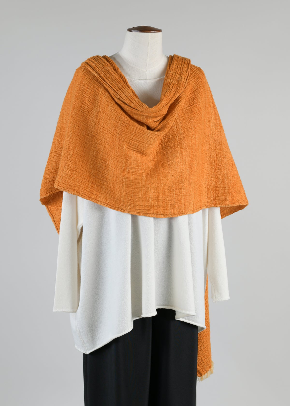 ripple cashmere scarf