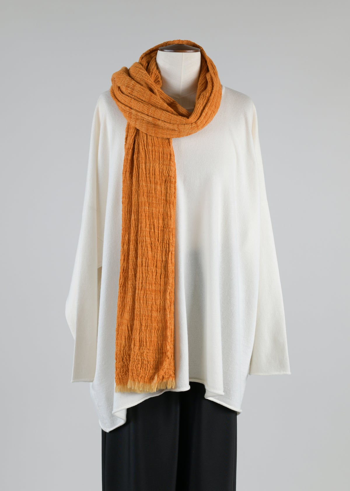 ripple cashmere scarf