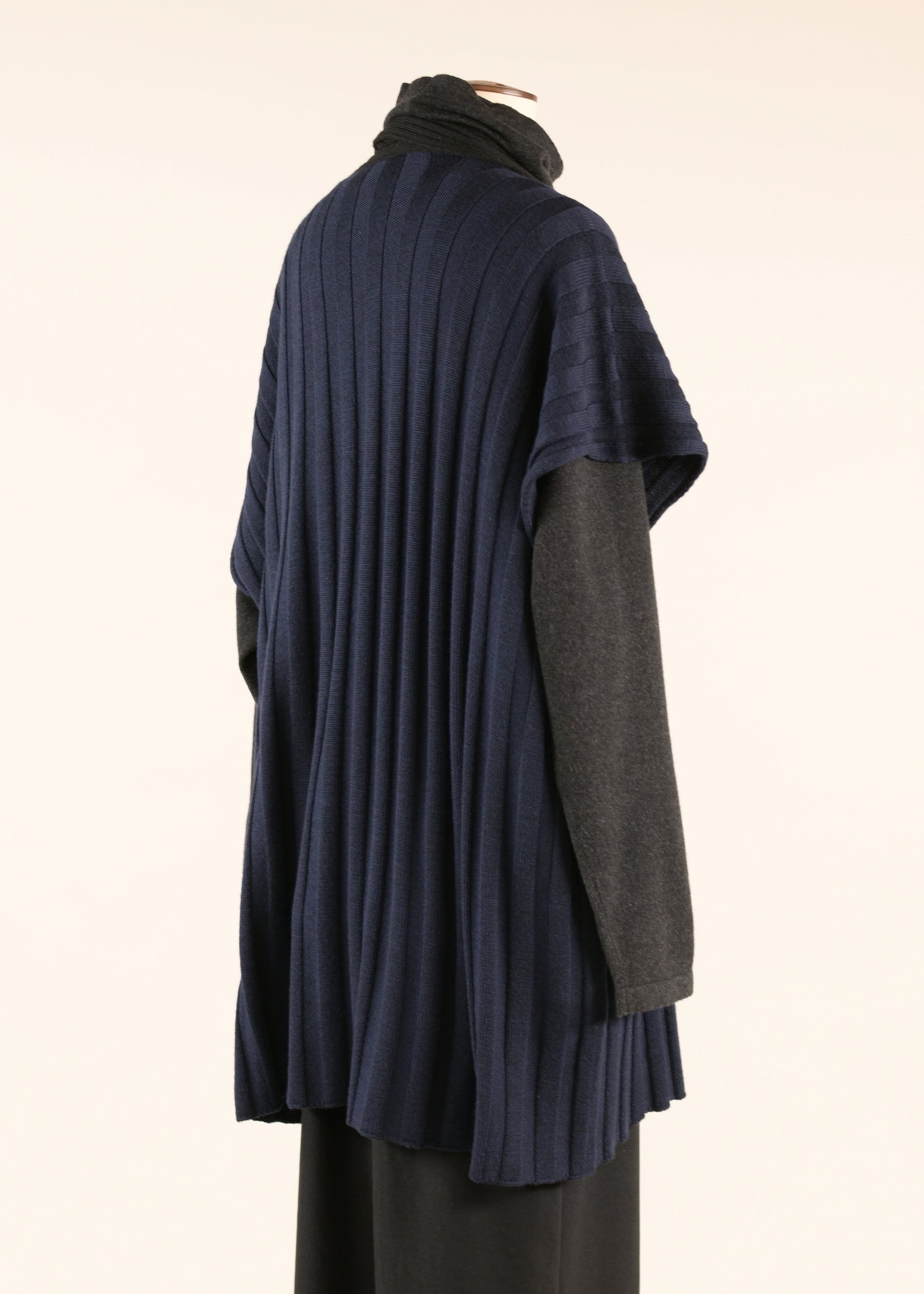 shawl collar tabard - long plus