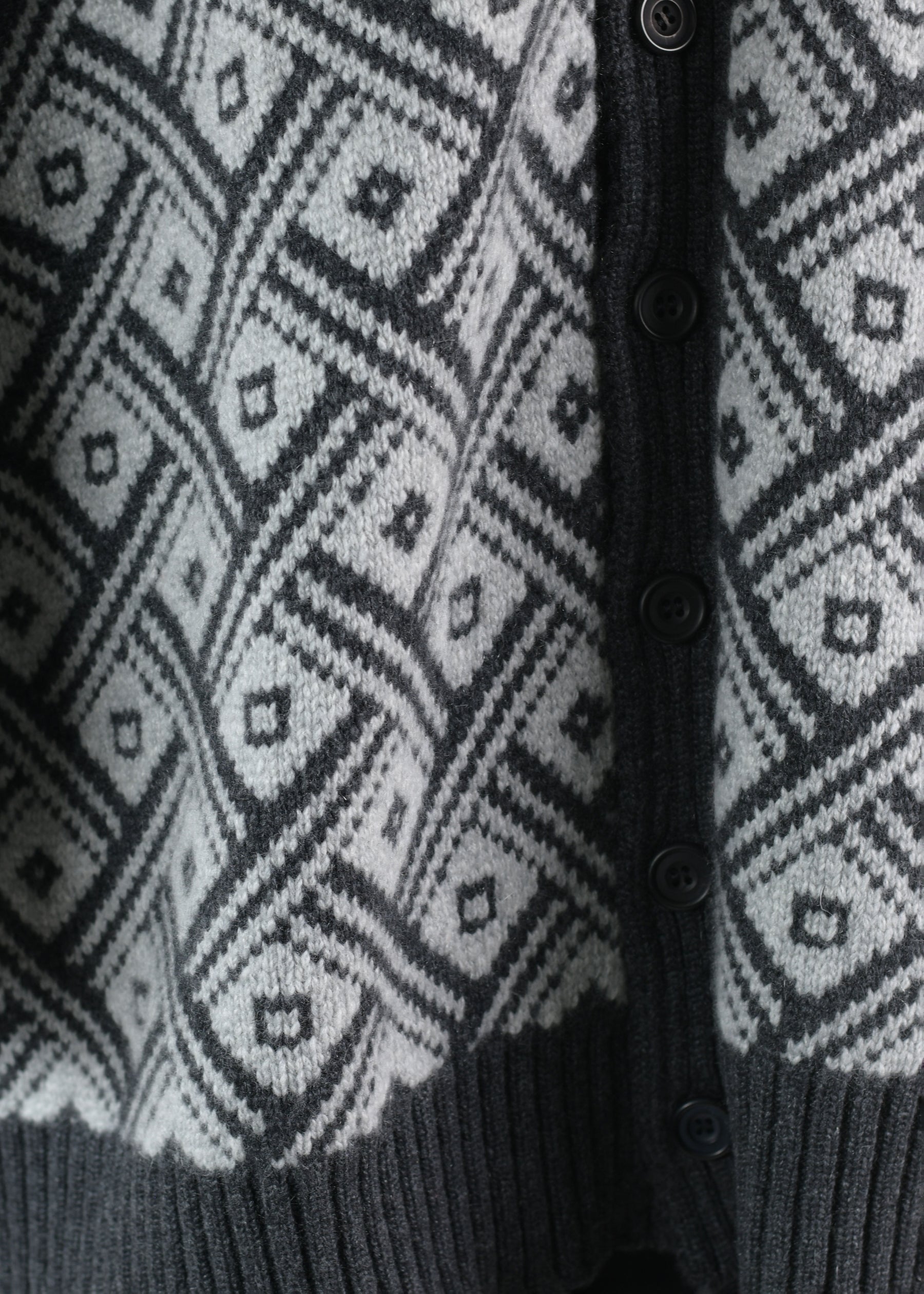 3/4 width v neck cardigan - long