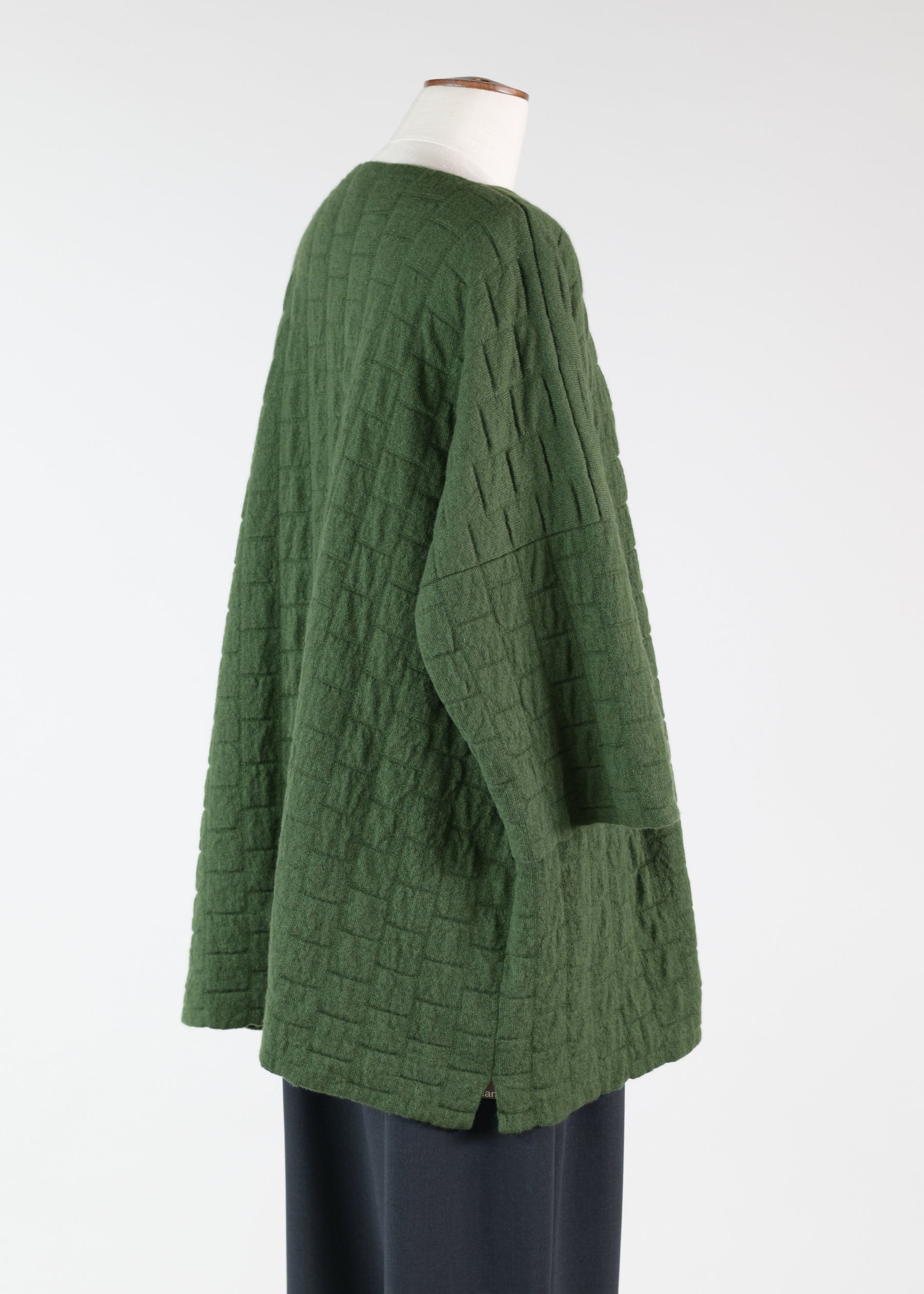 square 3/4 sleeve top - long