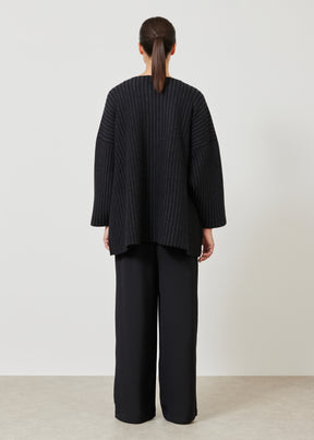knitted jacket coat cardigan - mid plus