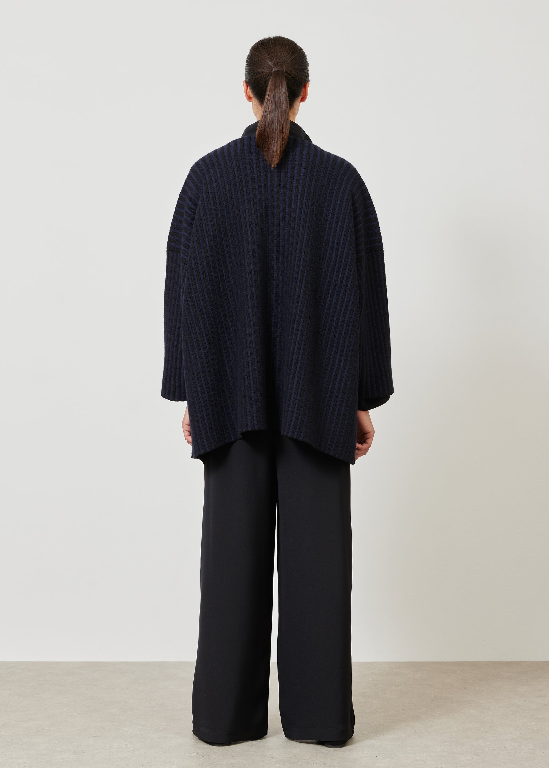 knitted jacket coat cardigan - mid plus