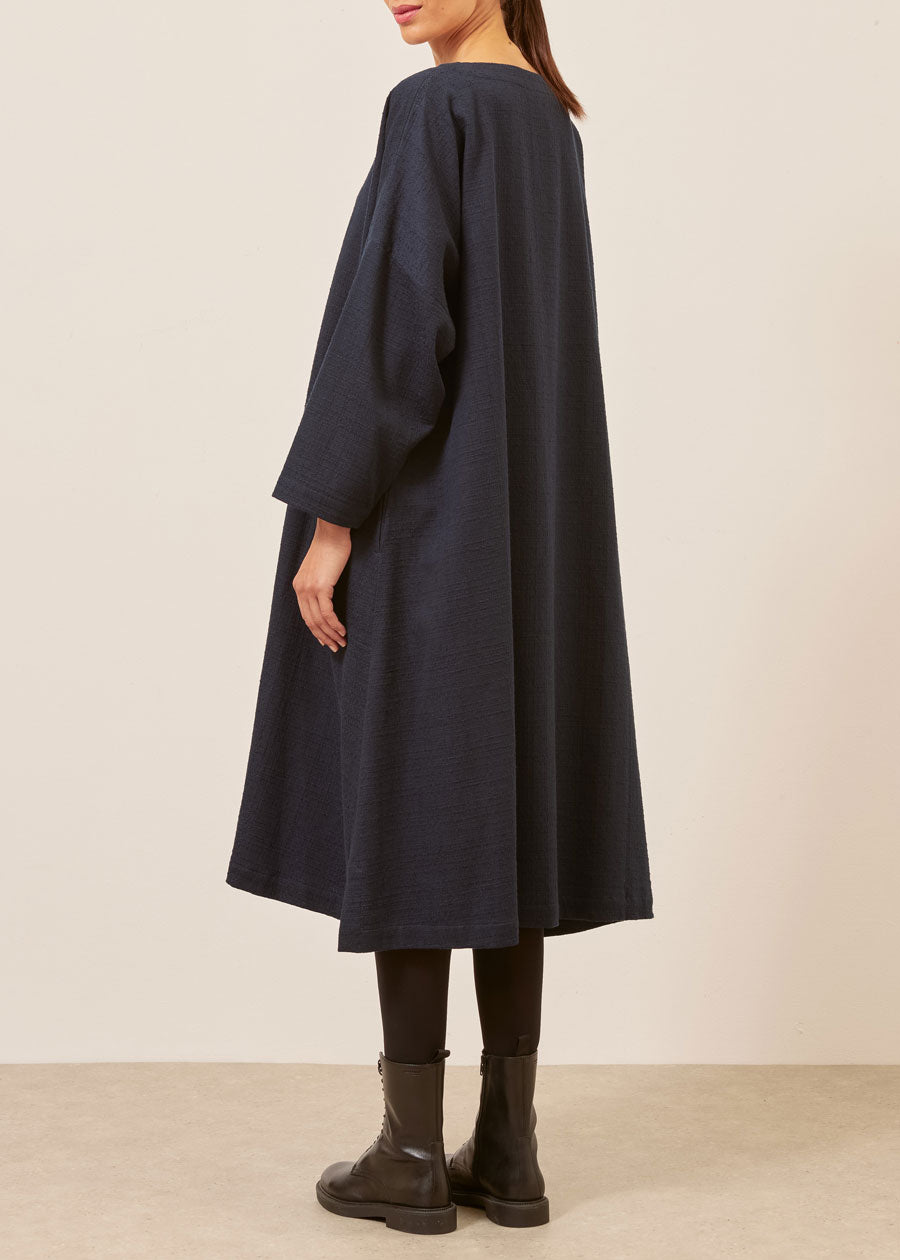 cotton imperial scoop neck dress