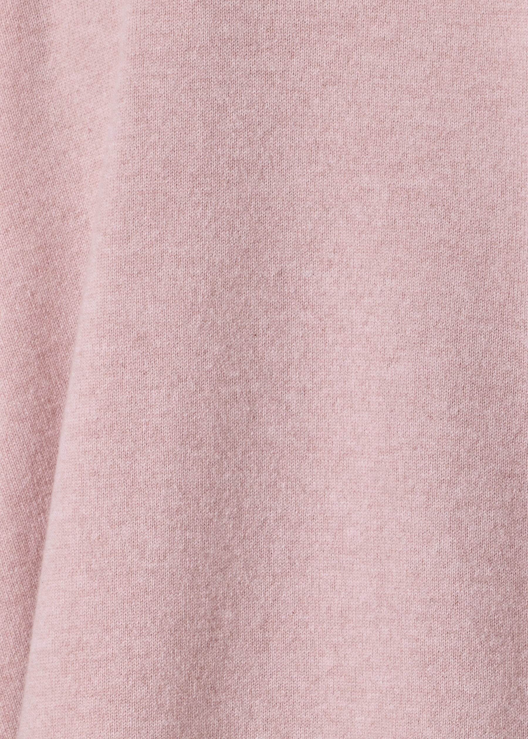 cashmere slim sleeve raw edge scrunch neck sweater - mid plus