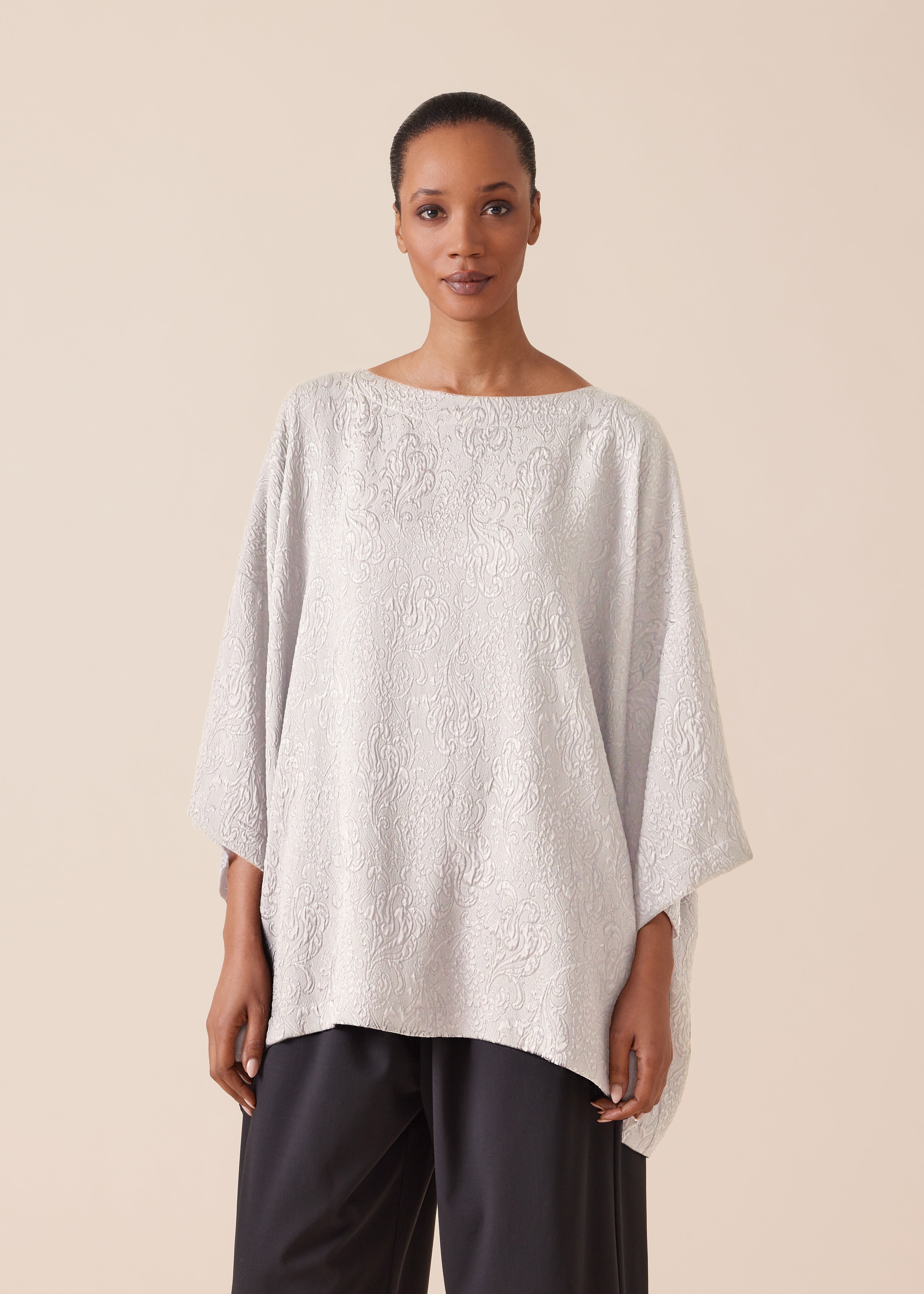 Front Yoke & Hole Bateau Neck Tunic main image 0