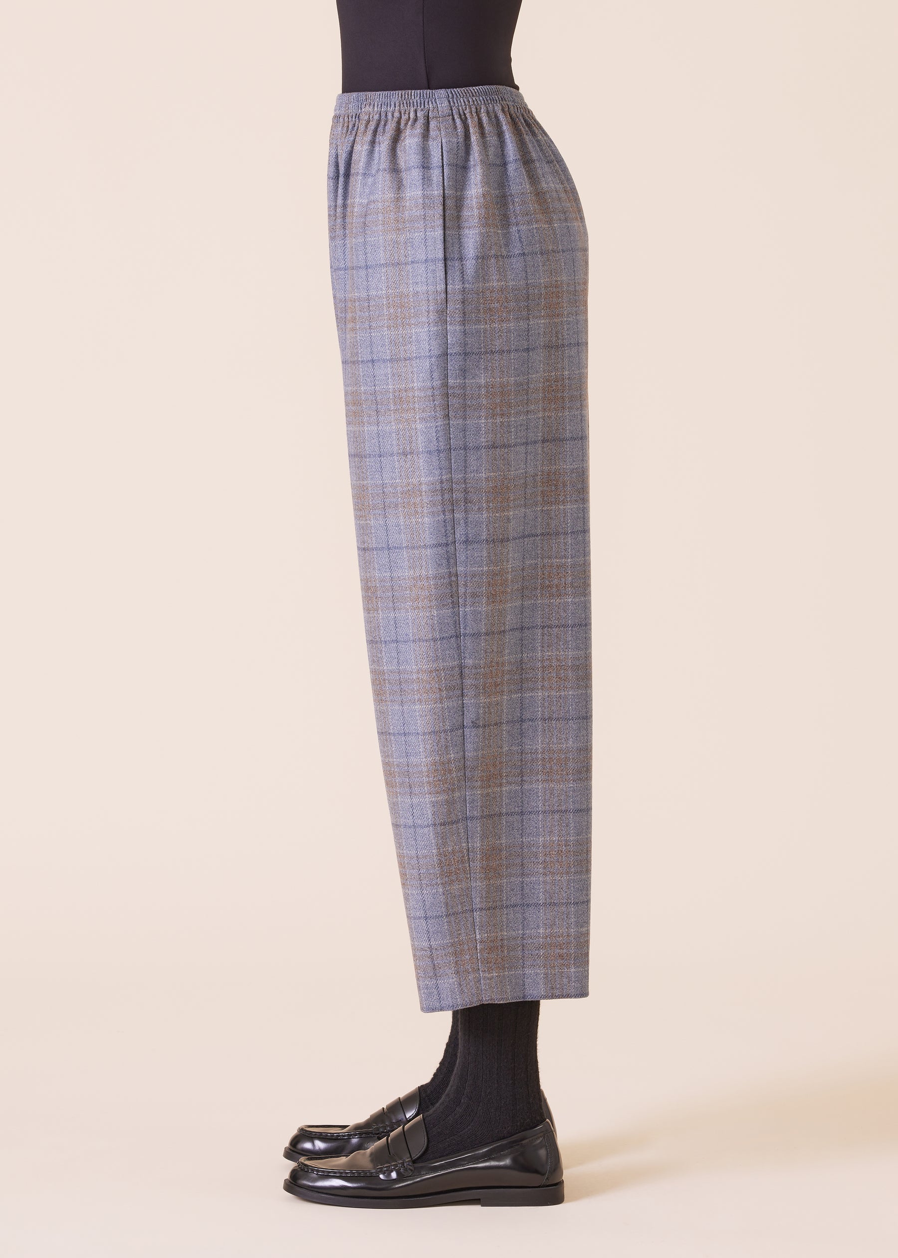 wool silk mix japanese trouser