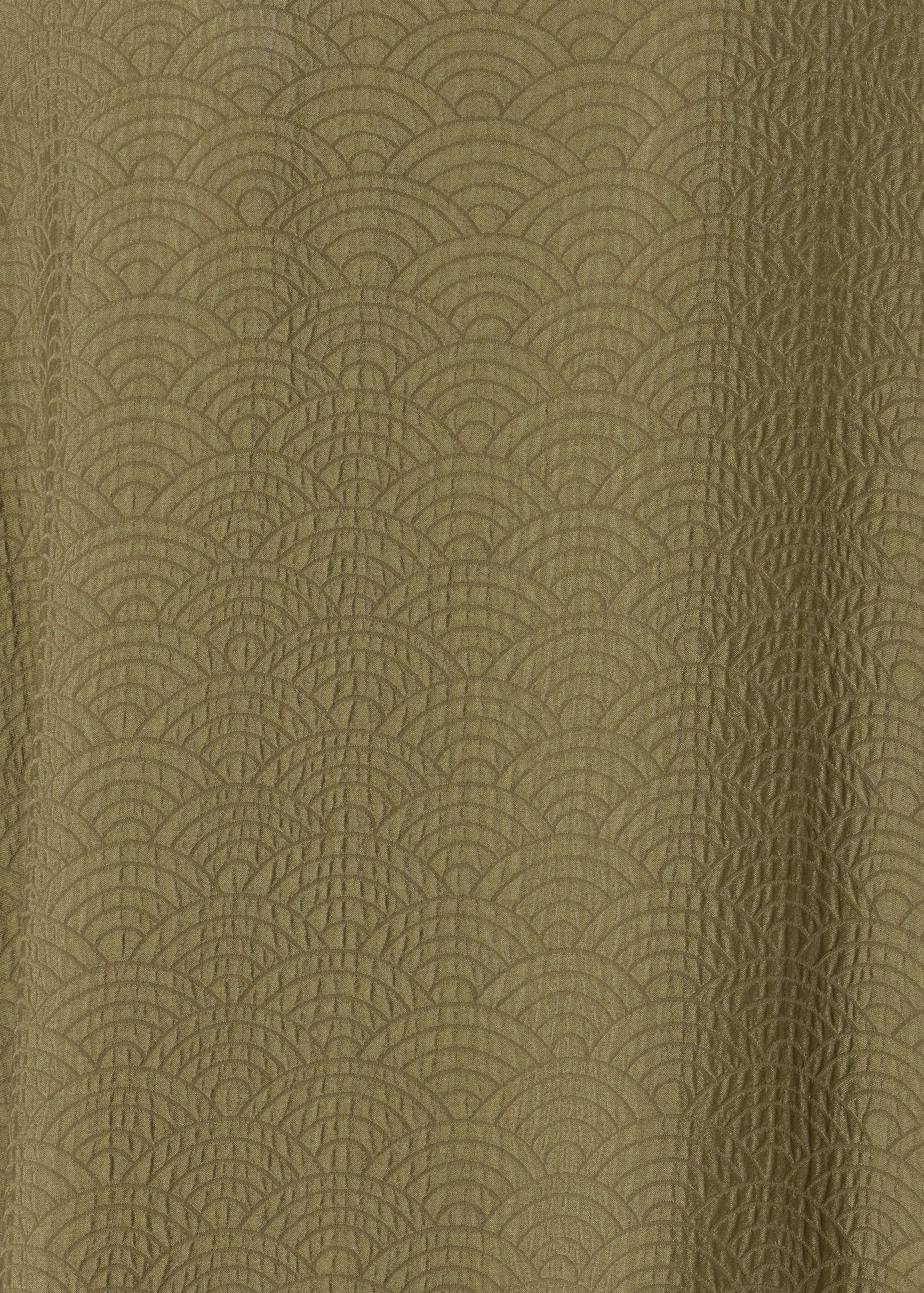 silk wide A-line scoop neck dress