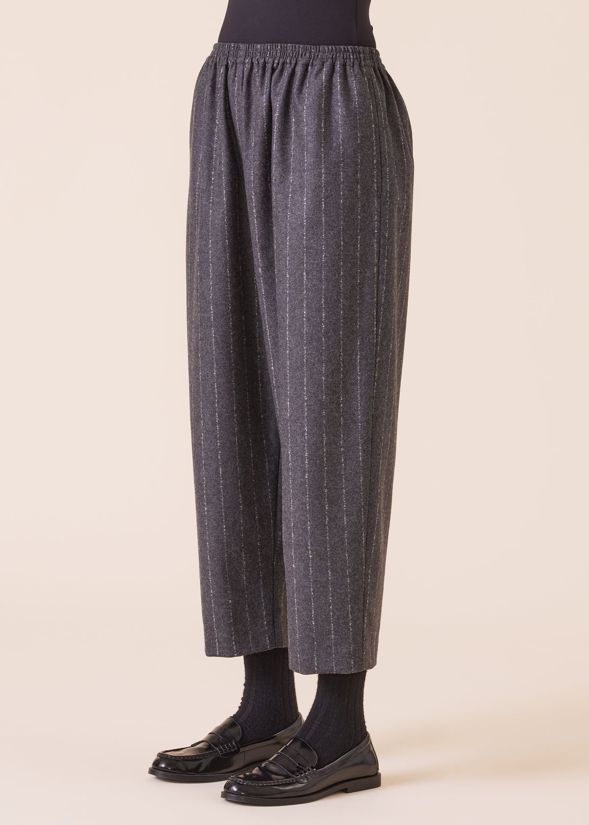 wool cashmere mix japanese trouser