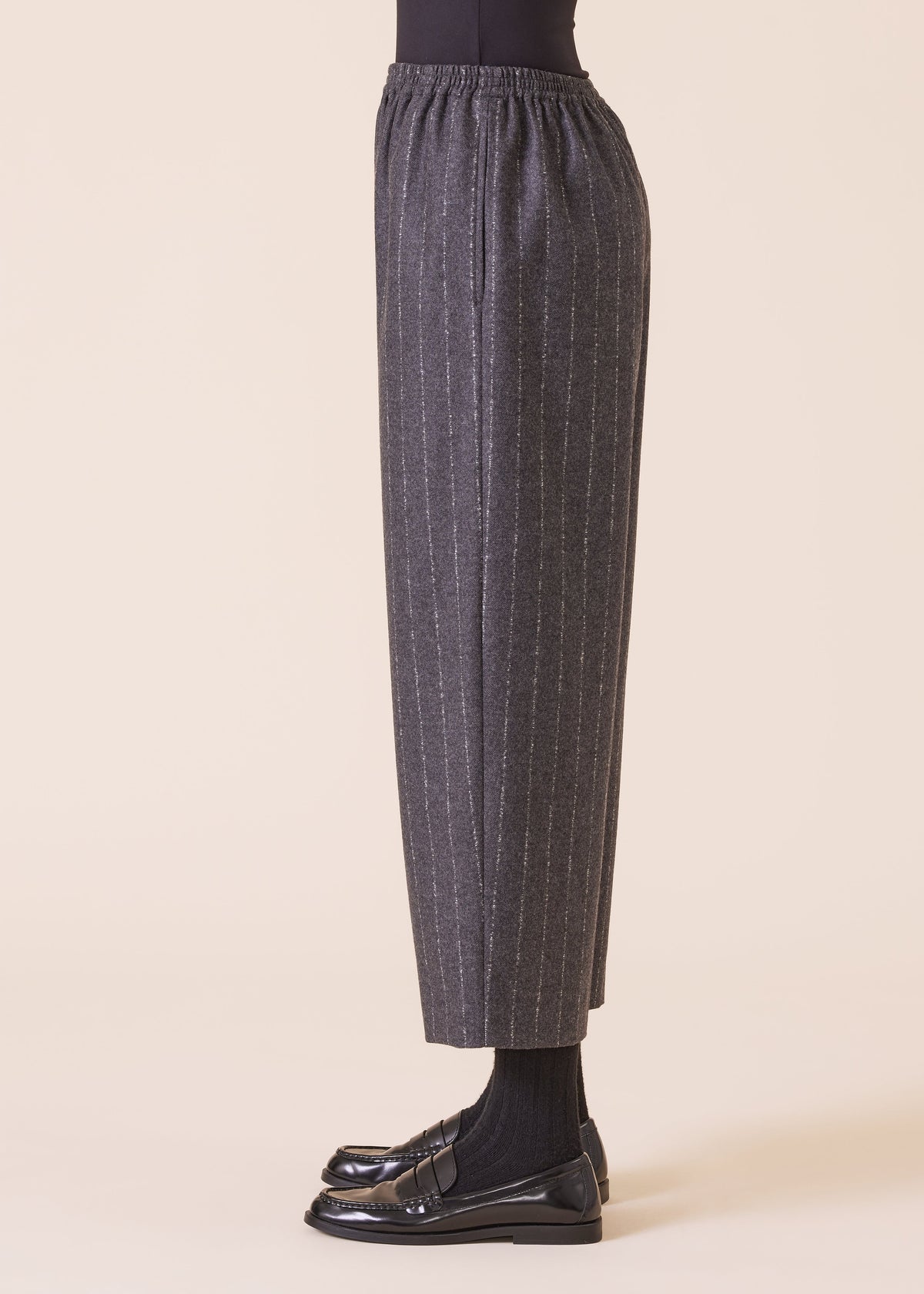 wool cashmere mix japanese trouser