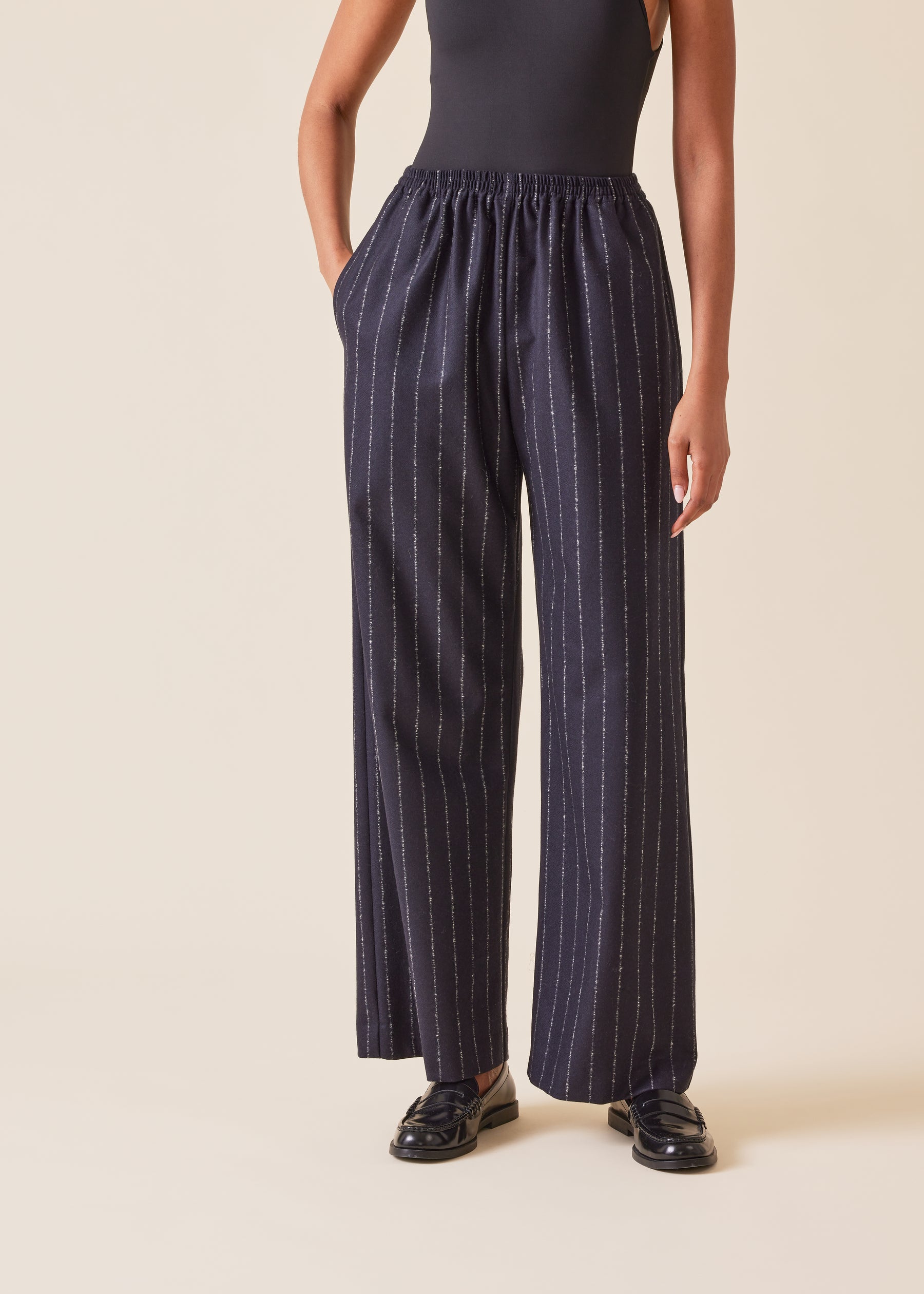 wool cashmere mix trouser