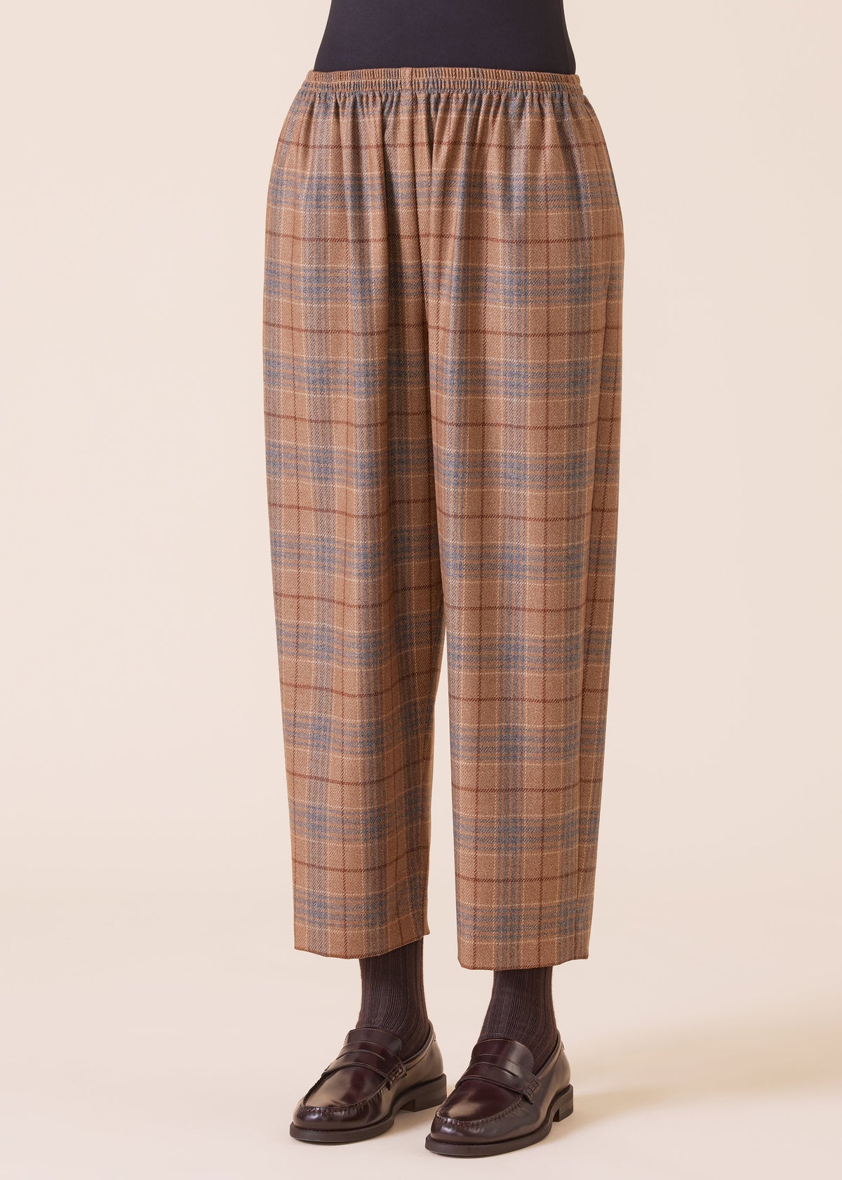wool silk mix japanese trouser