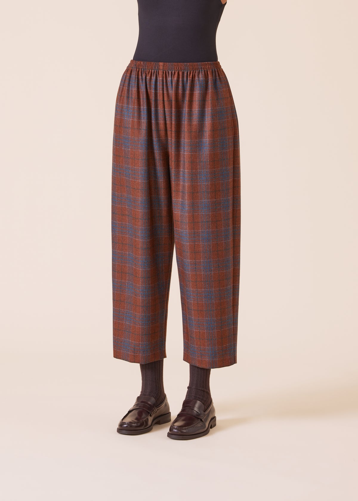 wool silk mix japanese trouser
