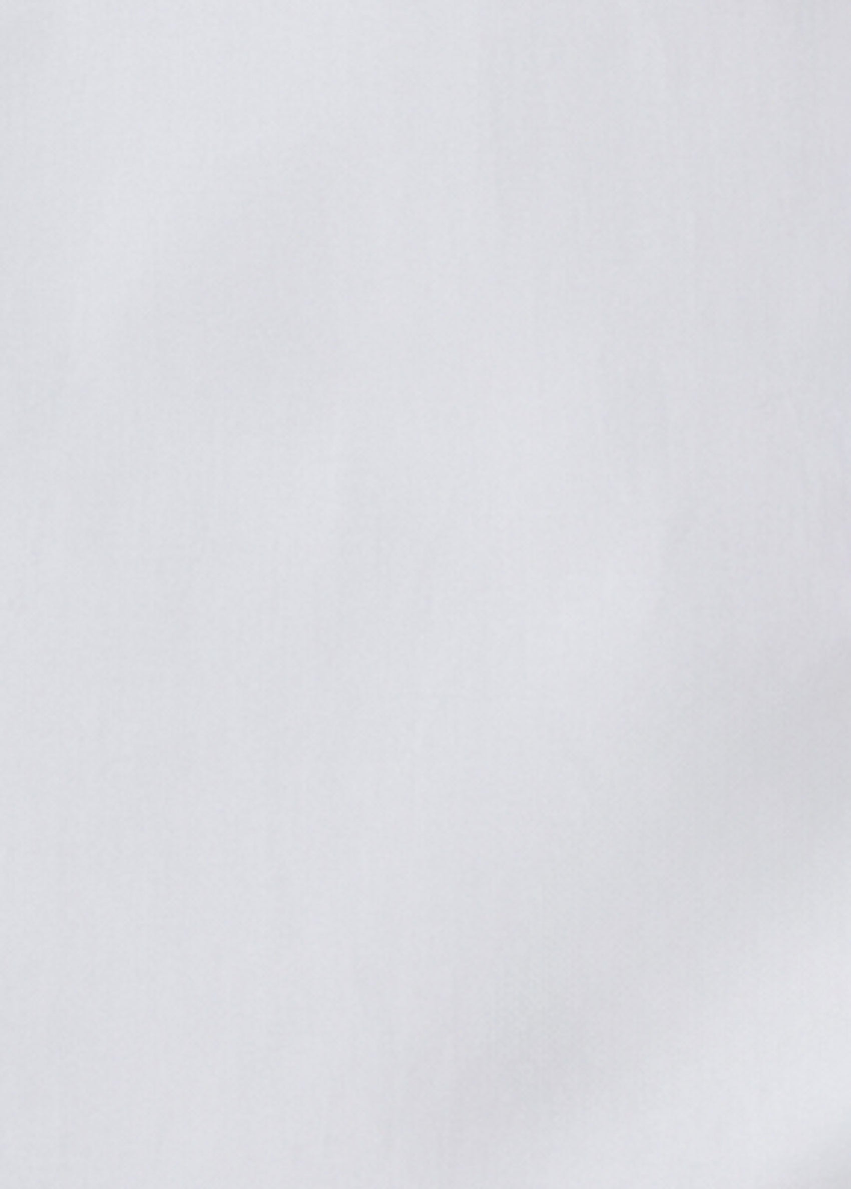 cotton slim a-line double stand collar shirt with stepped insert - long