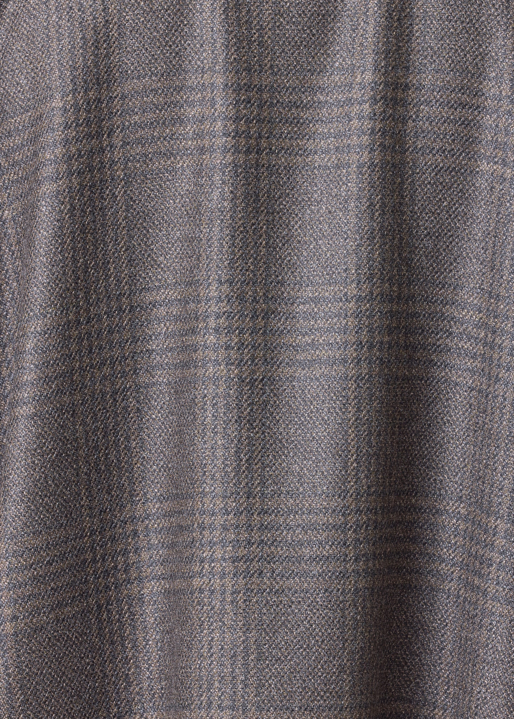 cashmere silk mix wide longer back double stand collar jacket - long