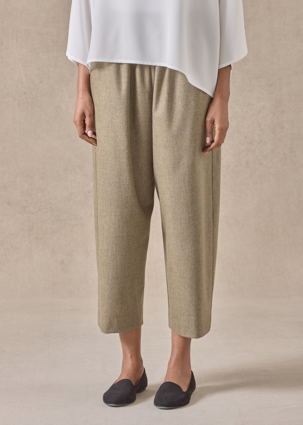 cashmere wool mix japanese trouser
