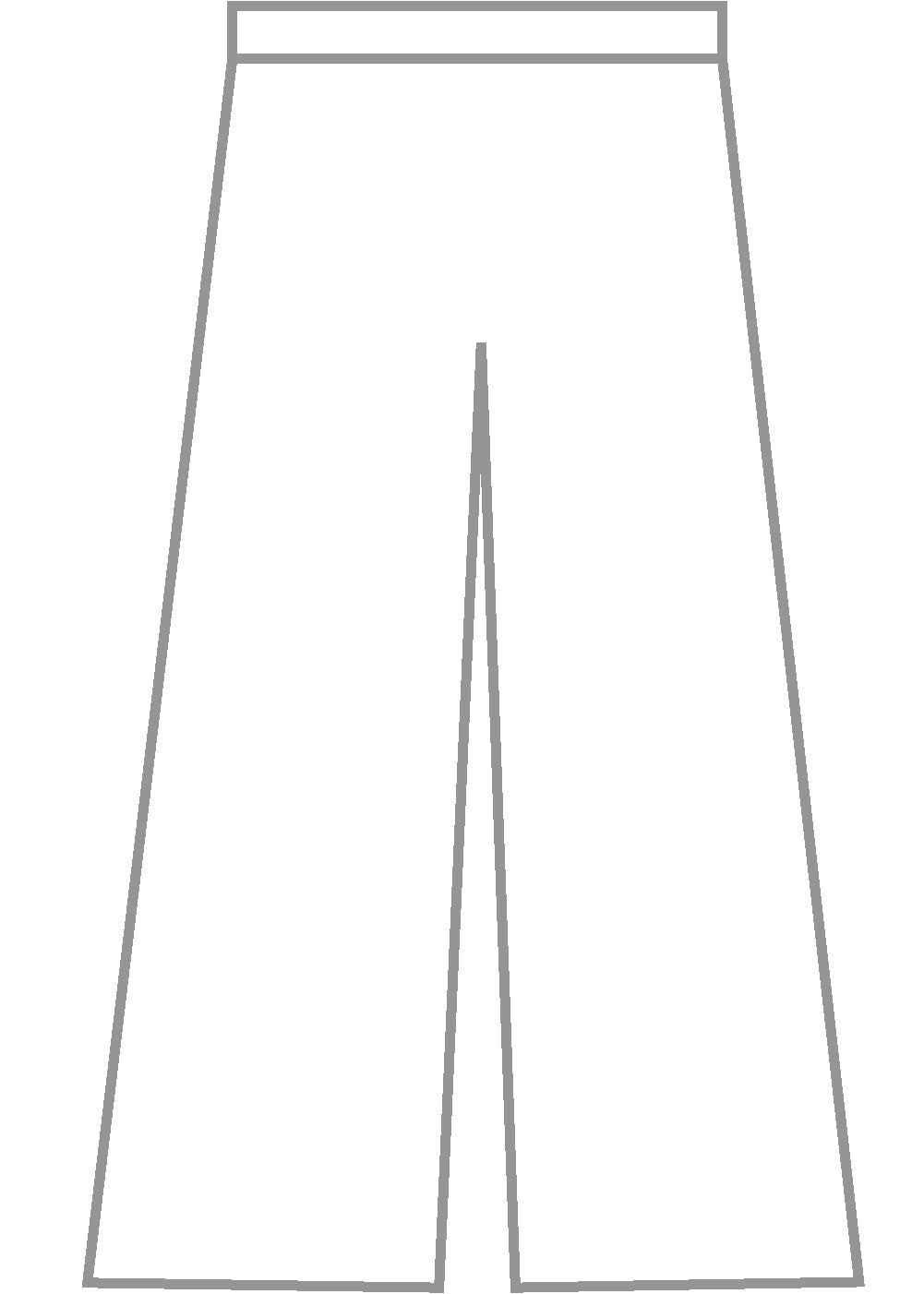 cashmere wool mix flared trouser