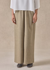 cashmere wool mix flared trouser