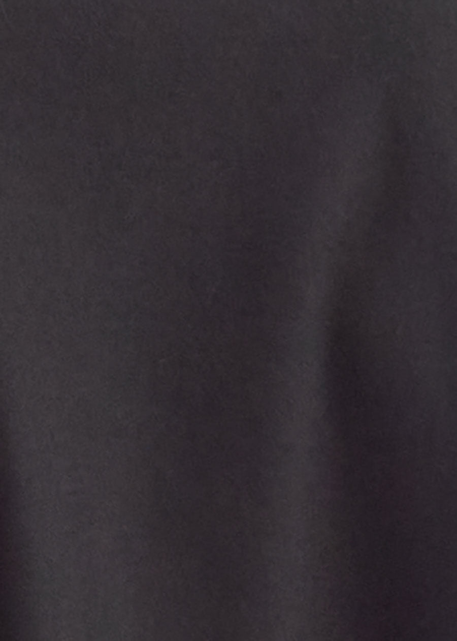 wool cashmere mix wide longer back shirt with double stand collar - mid plus