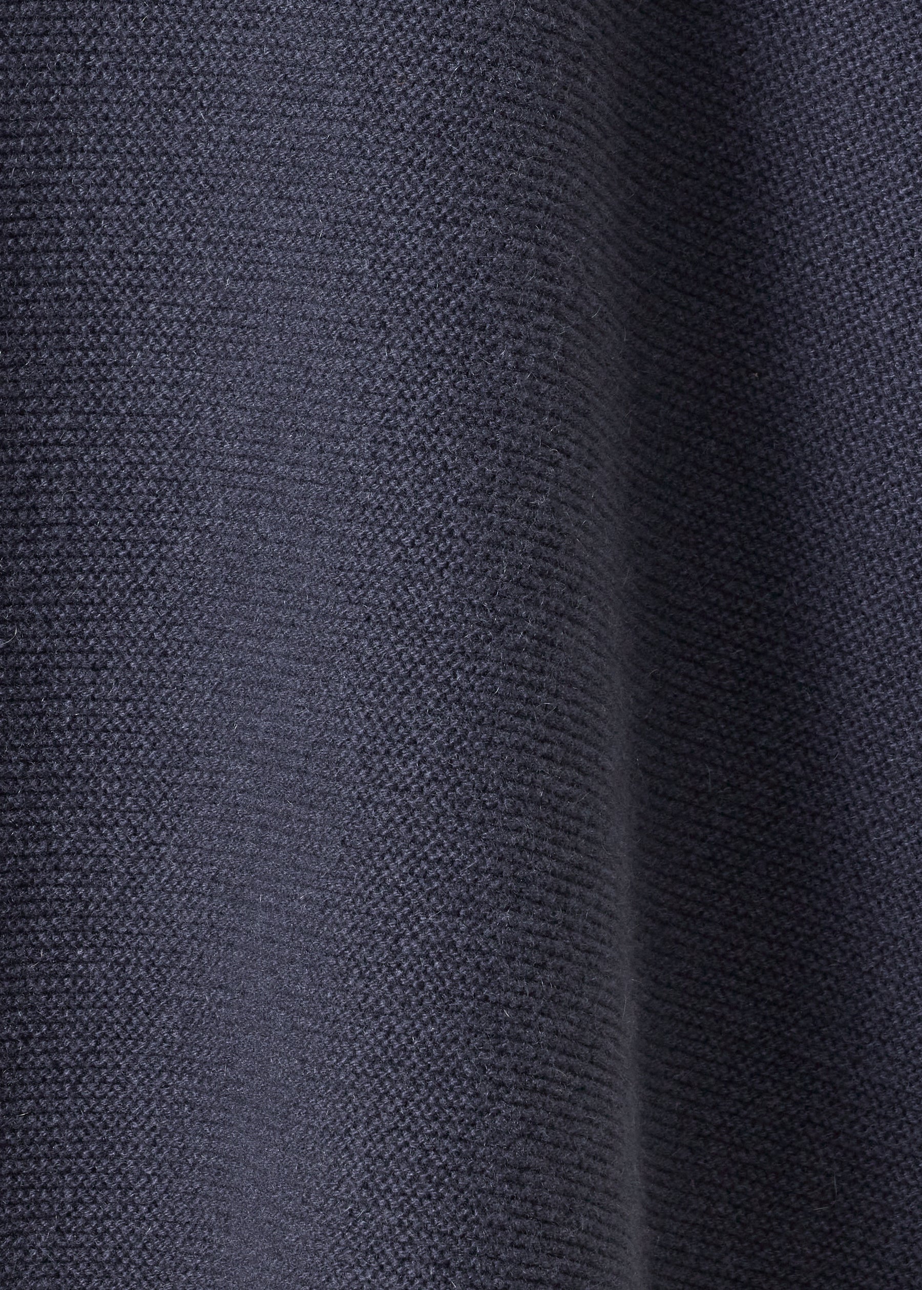 cashmere slash neck 3/4 sleeve sweater - long plus with slits