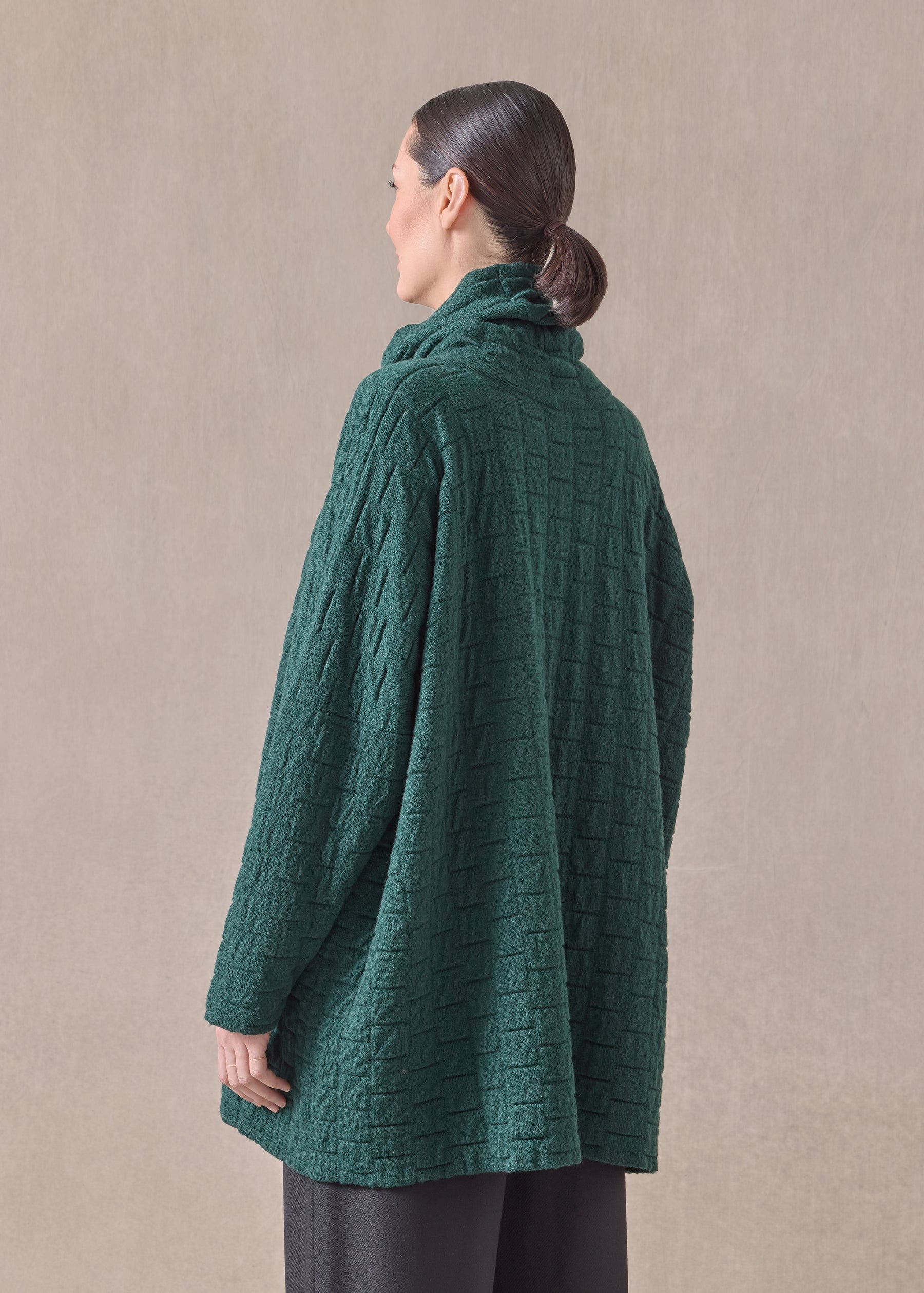 cashmere monks top - long