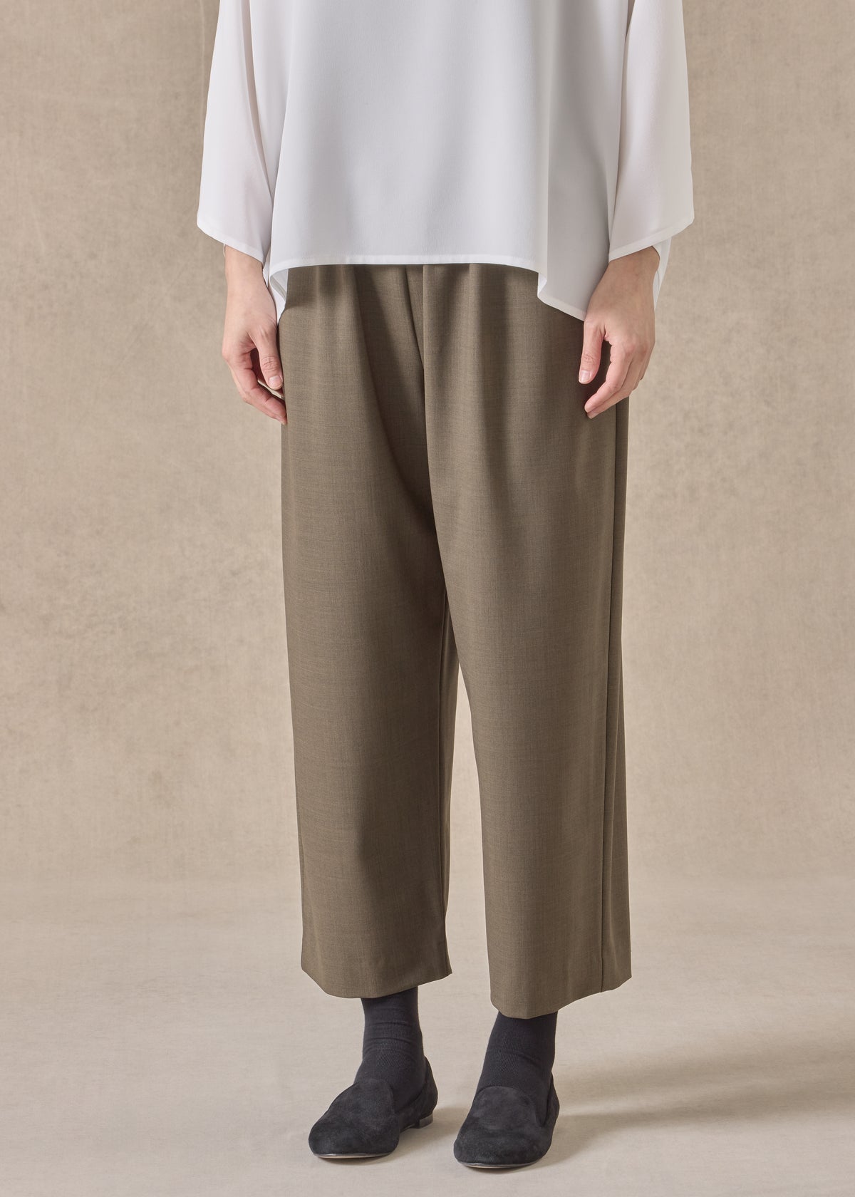 wool stretch japanese trouser