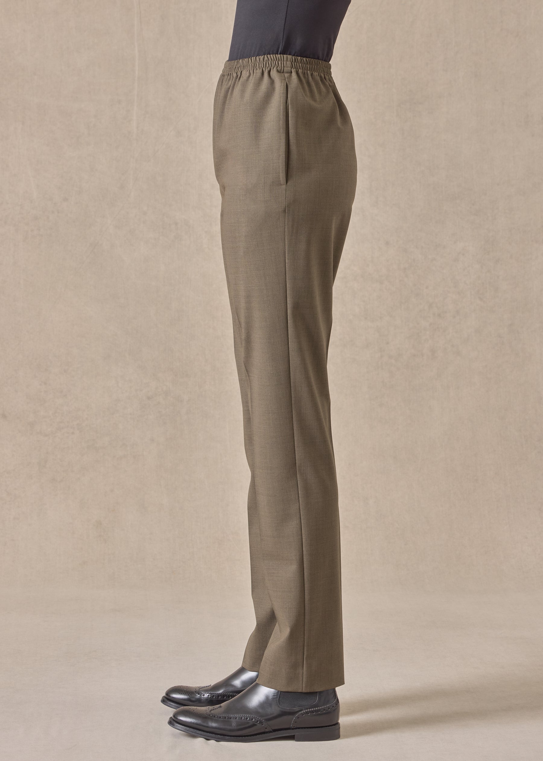 wool narrow trouser
