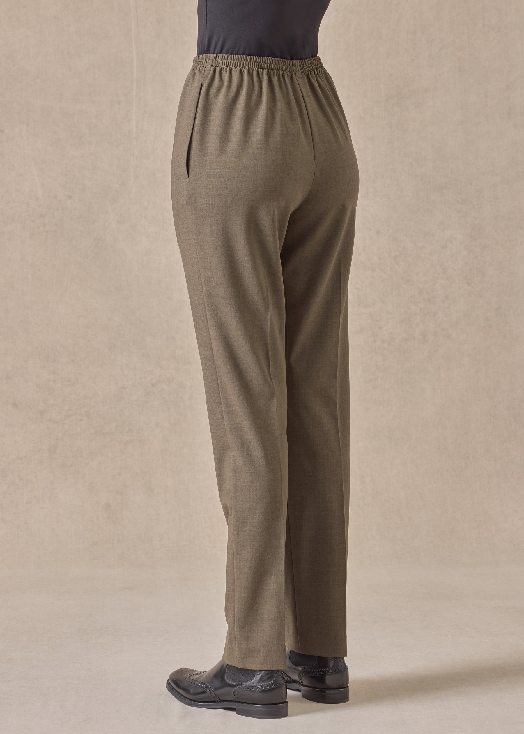 wool narrow trouser