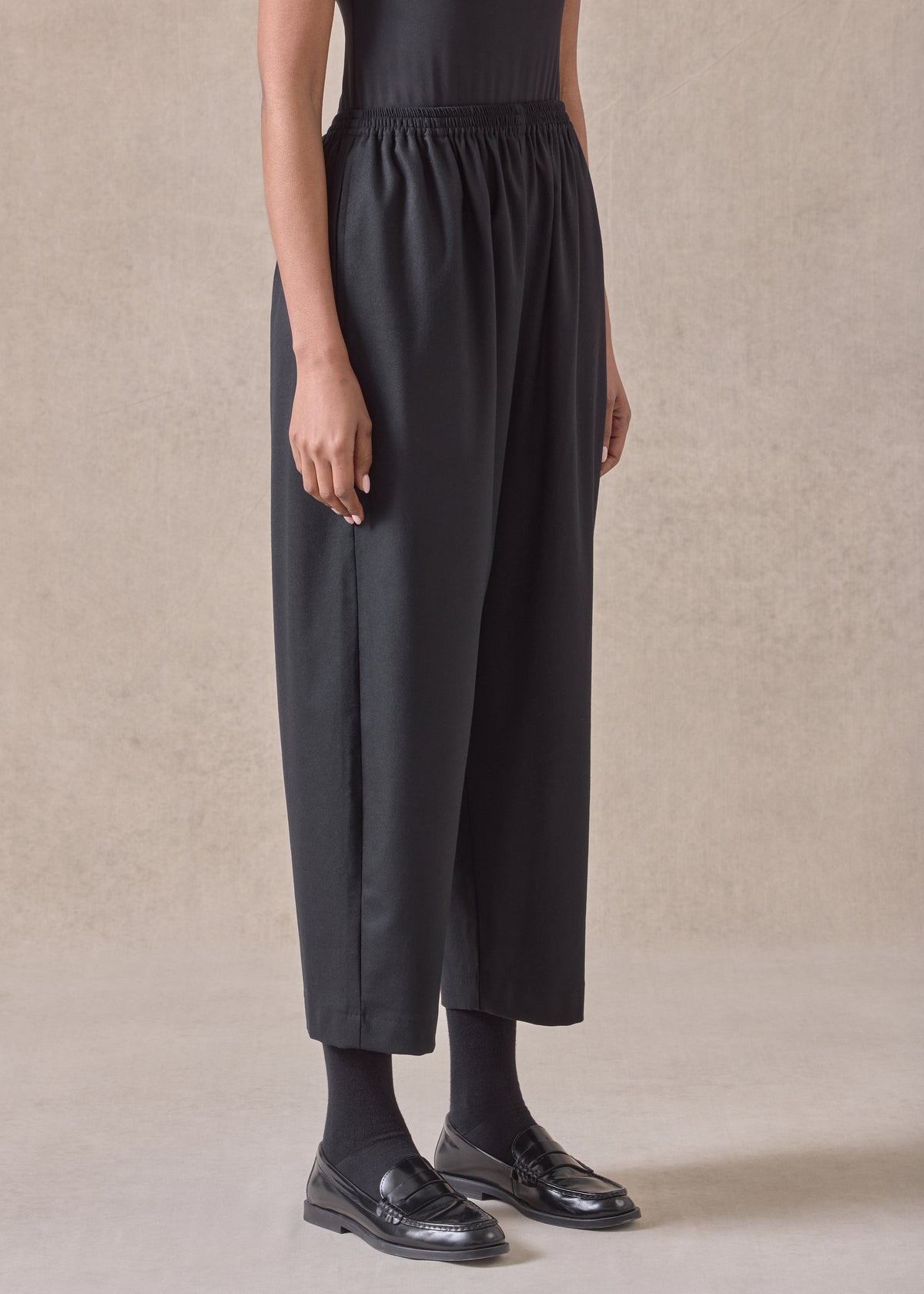 wool cashmere mix japanese trouser