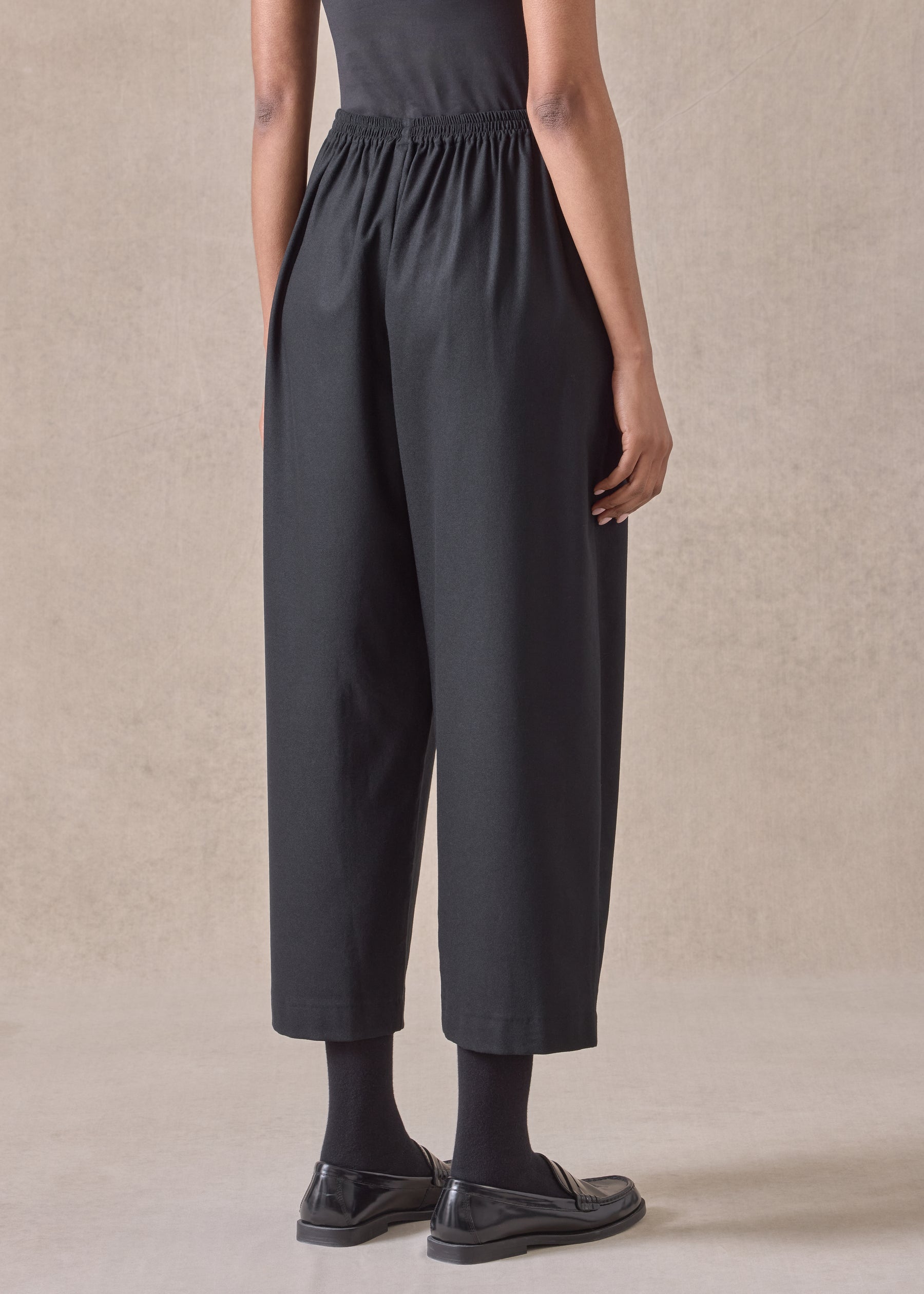 wool cashmere mix japanese trouser