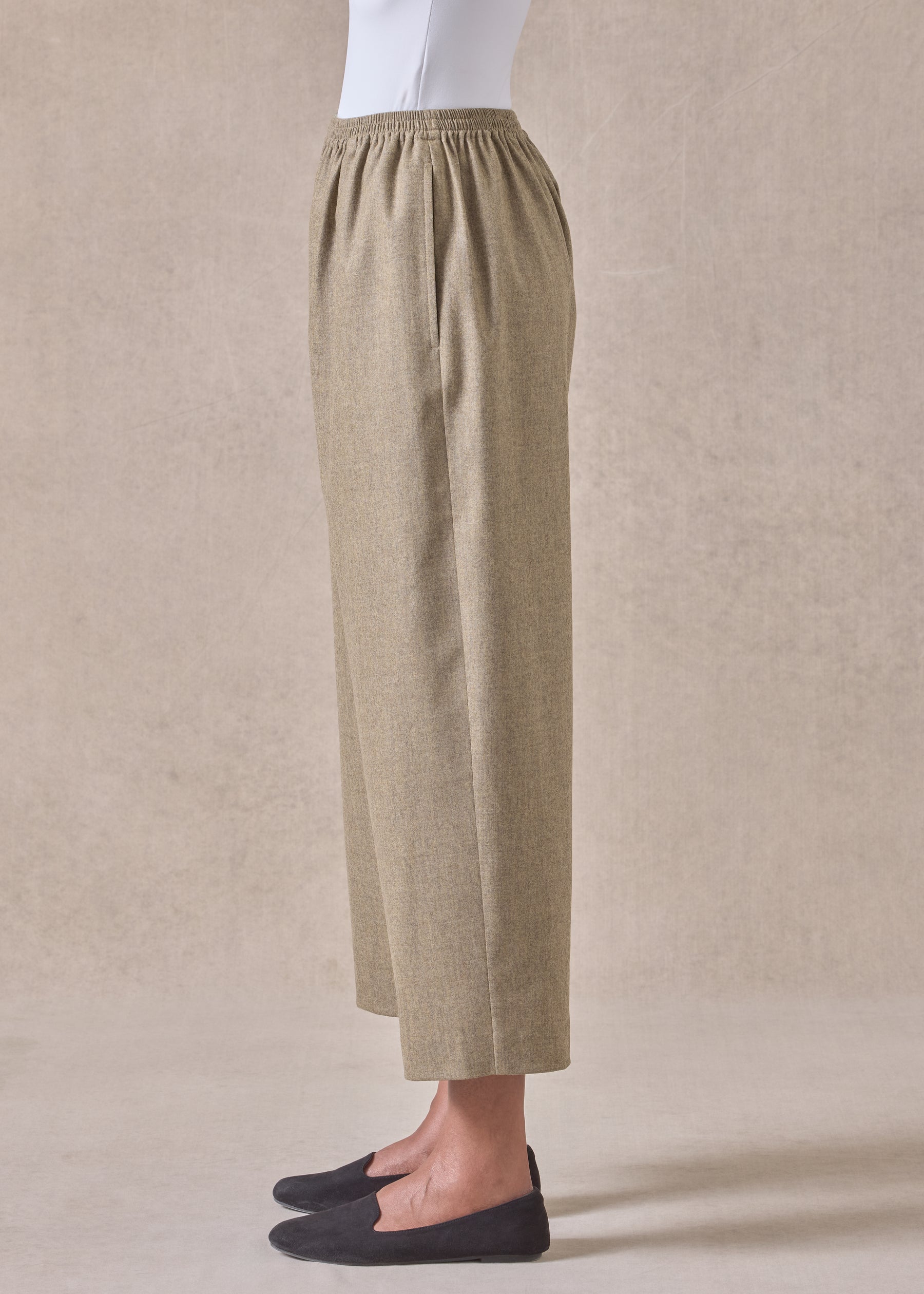 cashmere wool mix japanese trouser
