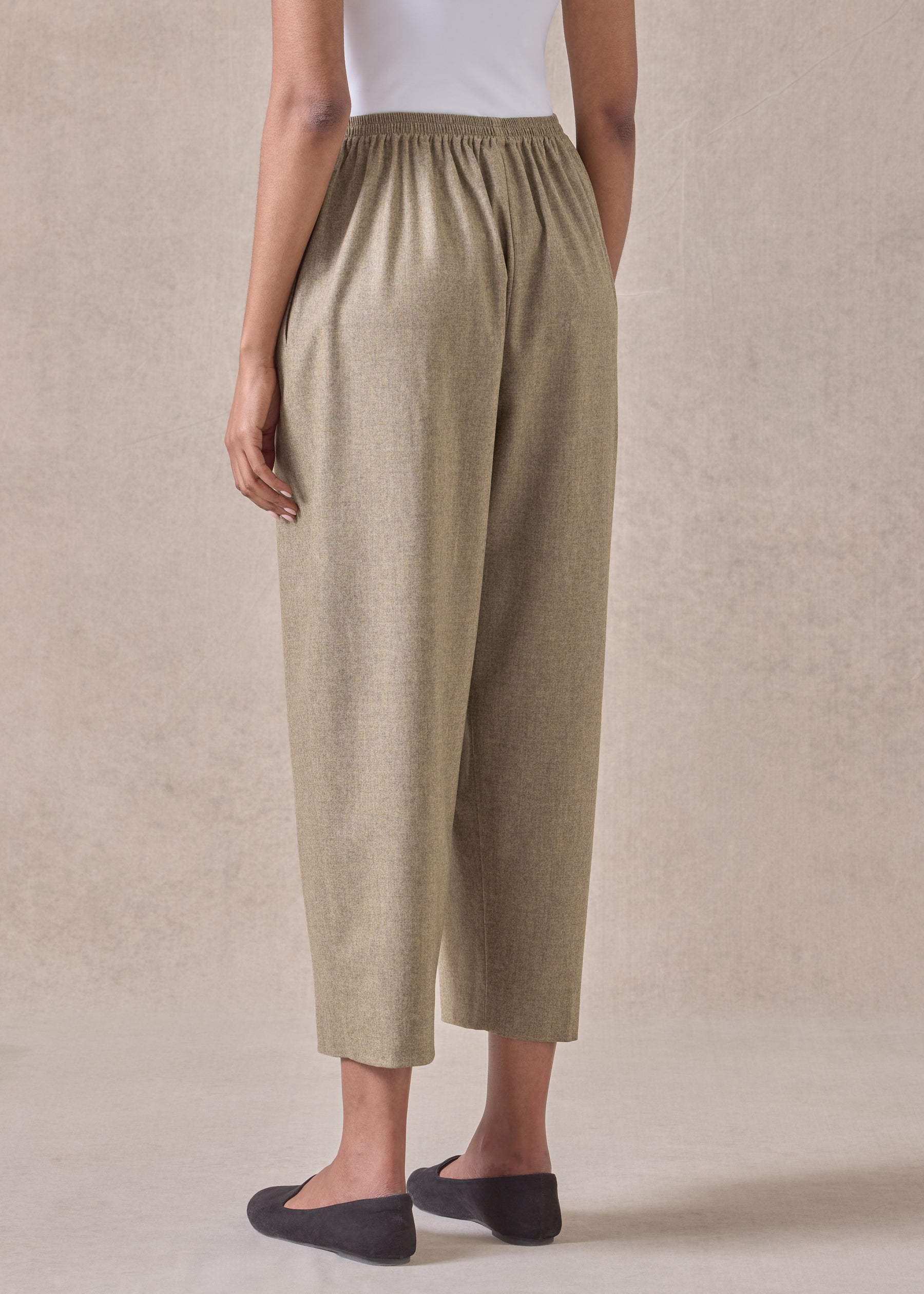 cashmere wool mix japanese trouser
