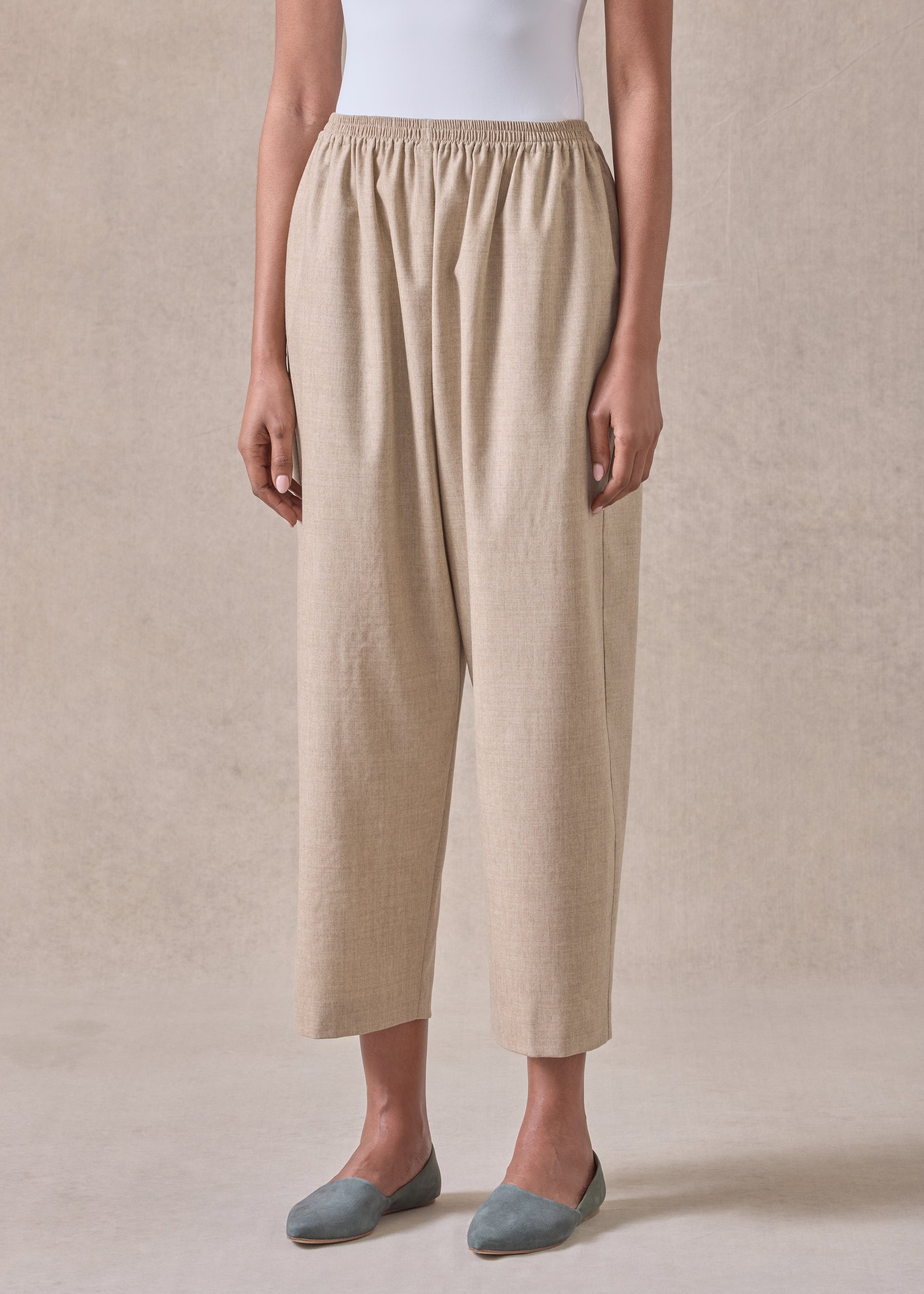 cashmere wool mix japanese trouser