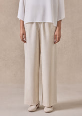cashmere wool mix flared trouser