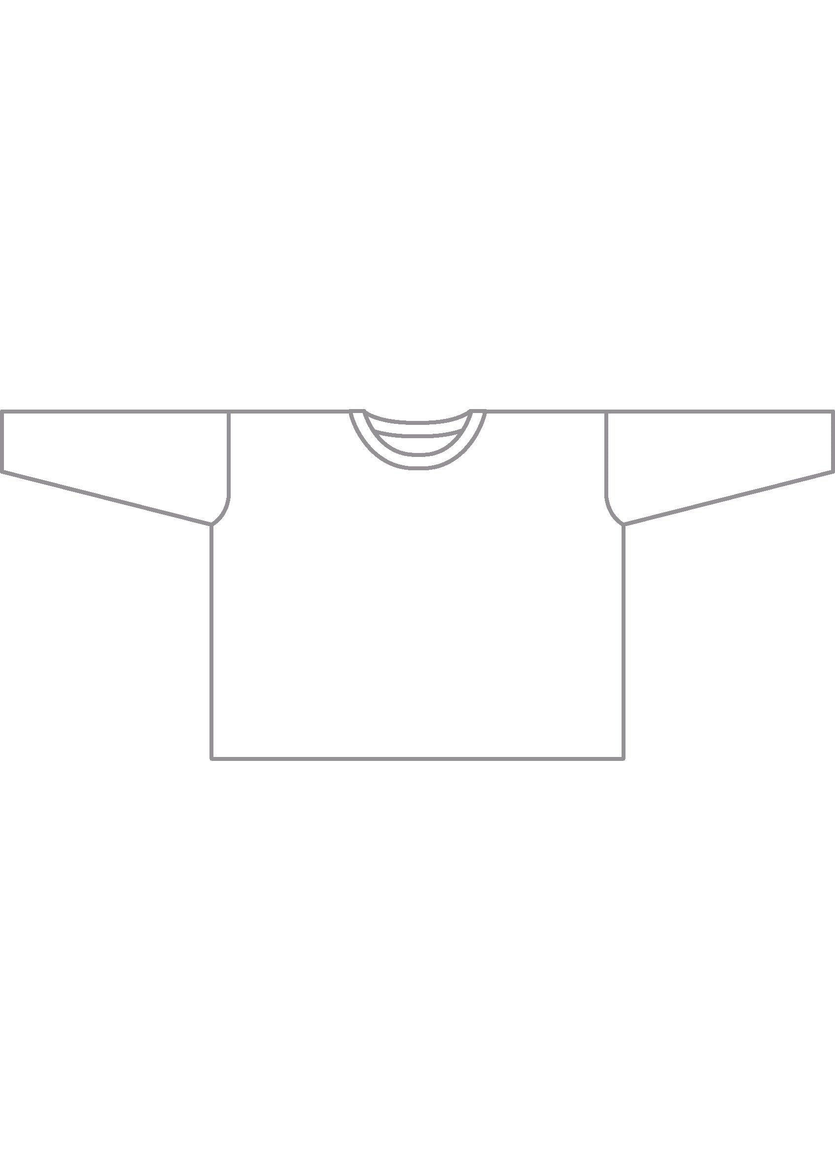 long sleeve smaller round neck - mid