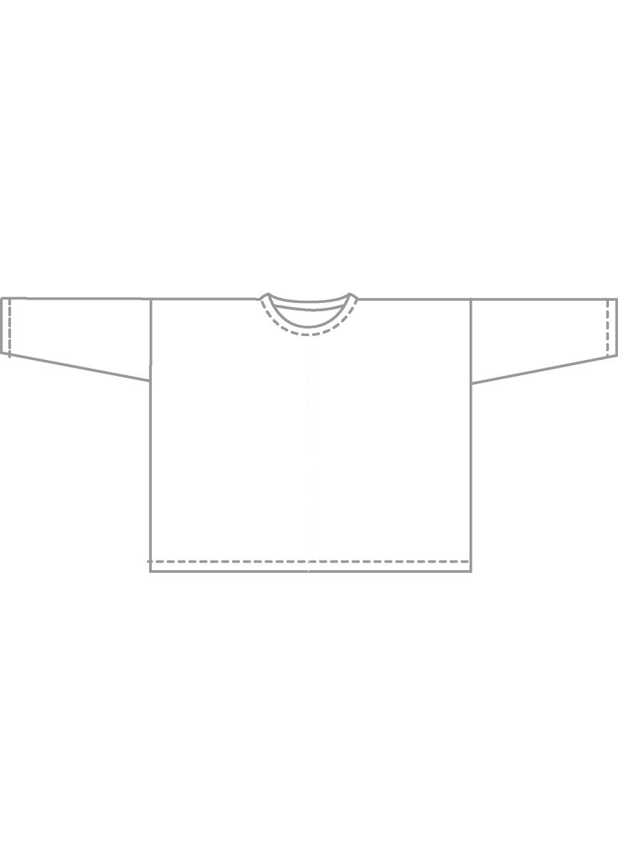 cashmere wide round neck - mid plus