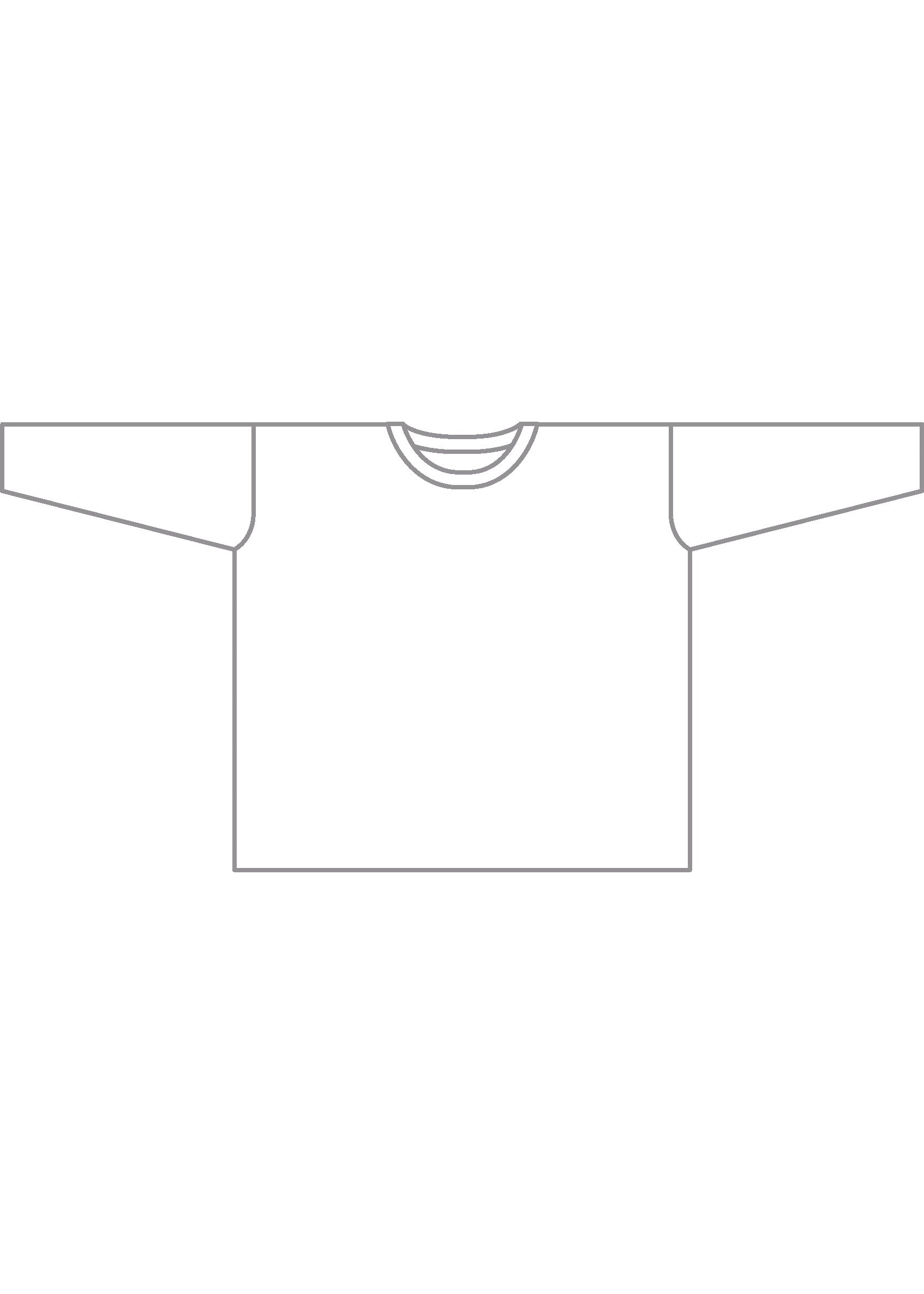 long sleeve smaller round neck - long