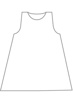 a-line round neck shell - long